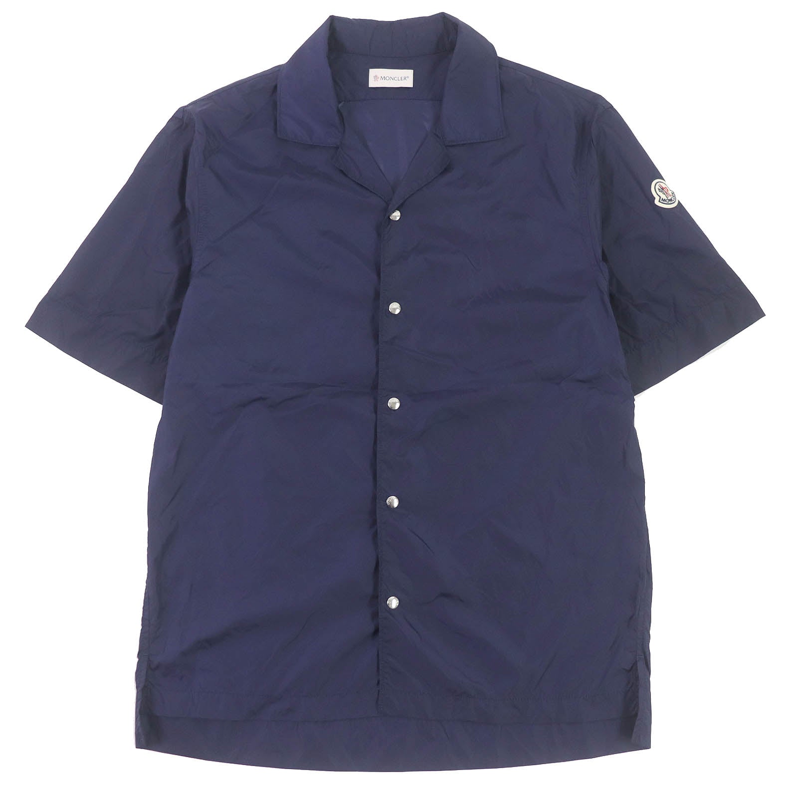 Moncler Nylon CAMICIA Shirt Navy S