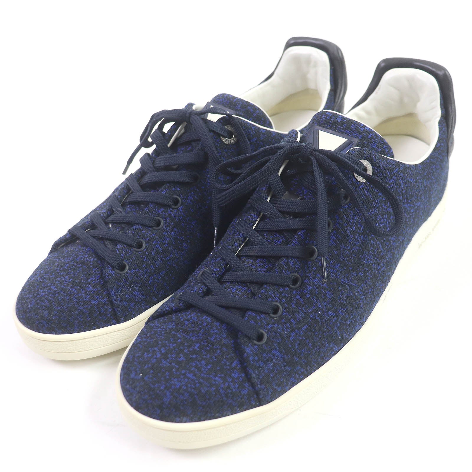 Louis Vuitton Gaston V Leather Sneakers Navy 8