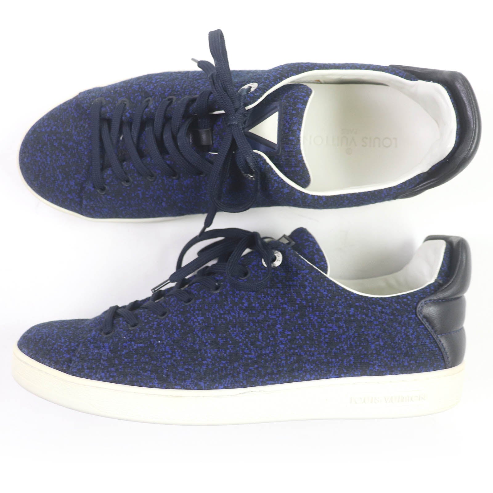 Louis Vuitton Gaston V Leather Sneakers Navy 8