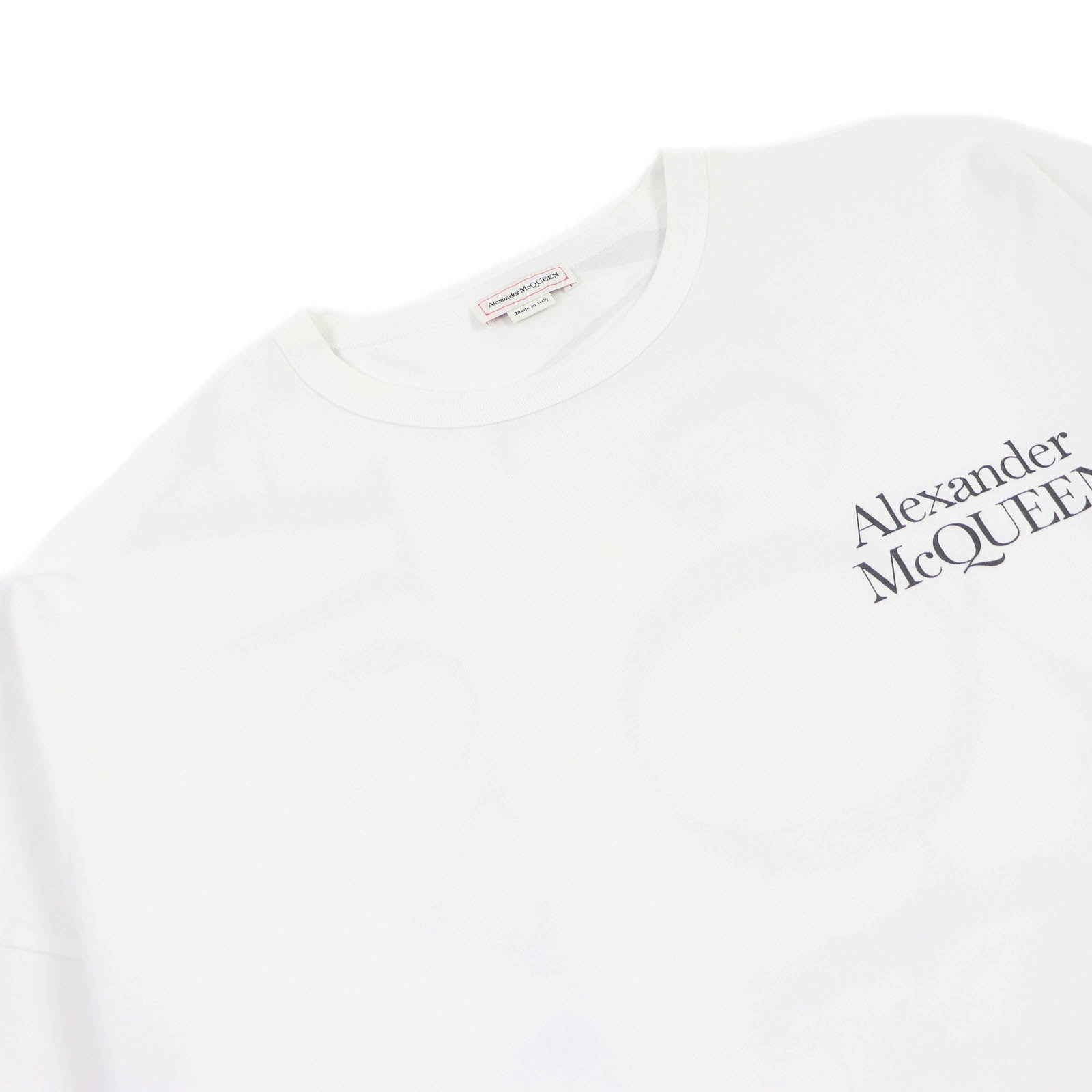 Alexander McQueen Logo Cotton T-shirt White S