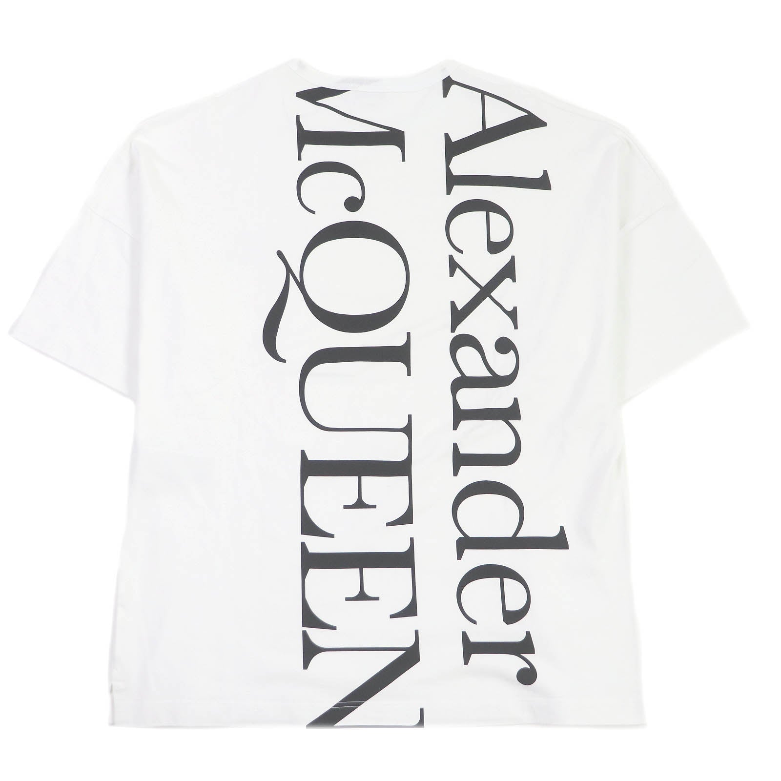 Alexander McQueen Logo Cotton T-shirt White S