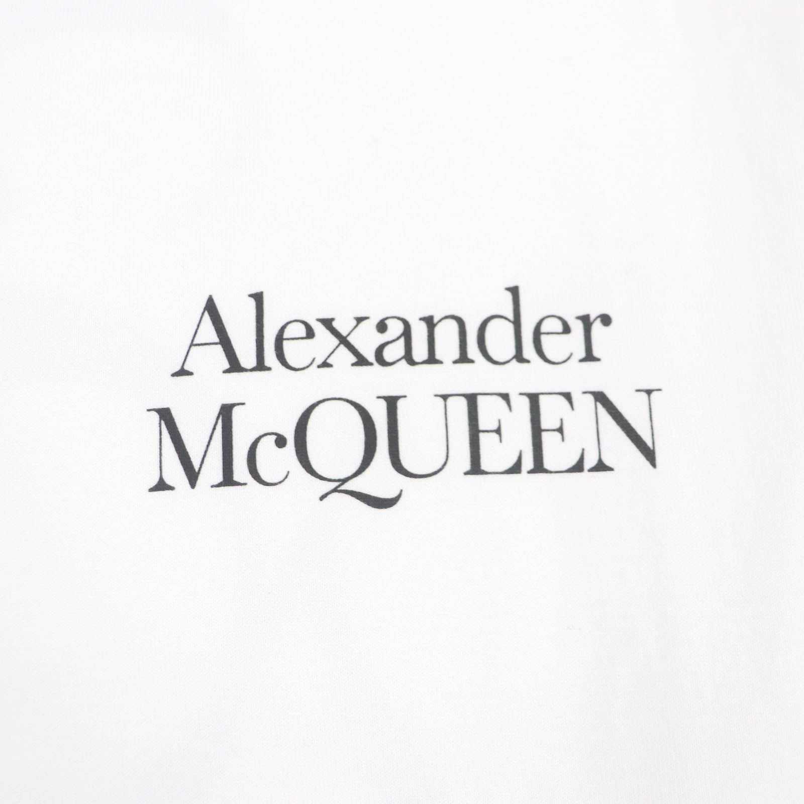 Alexander McQueen Logo Cotton T-shirt White S