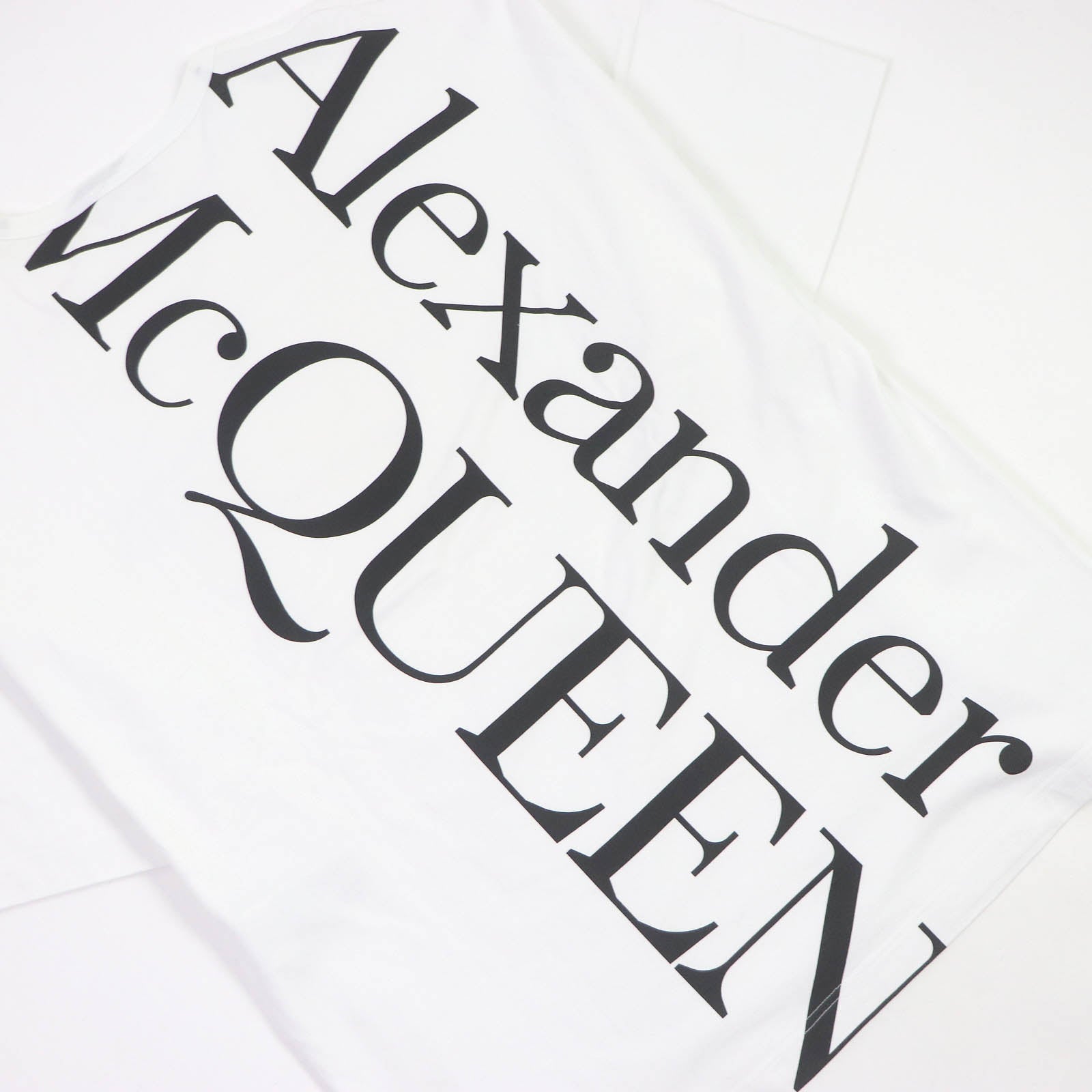 Alexander McQueen Logo Cotton T-shirt White S