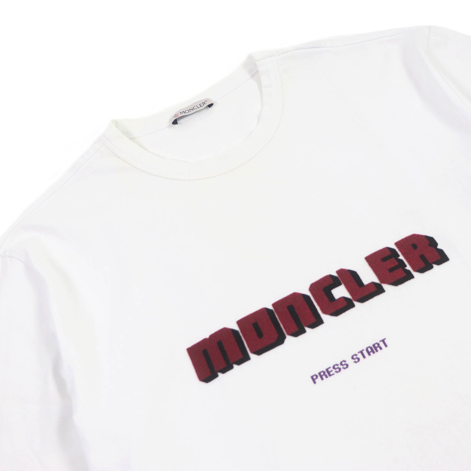 Moncler Cotton MAGLIA T-Shirt White S