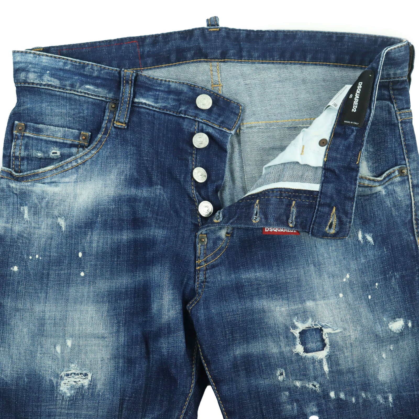 DSQUARED2 Skater Jeans Indigo Blue 46