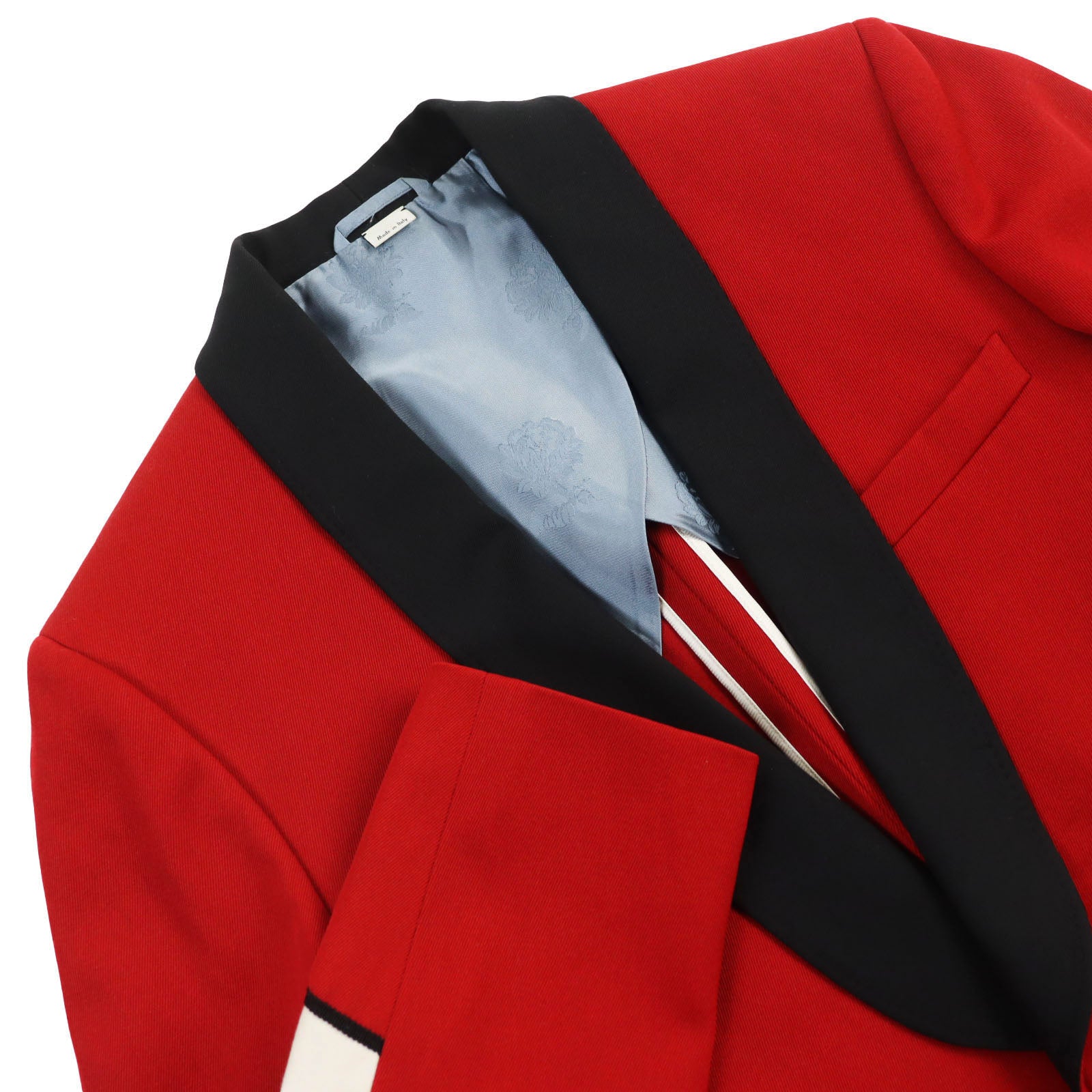 Gucci Men's Wool Polyester Jacket Red 44