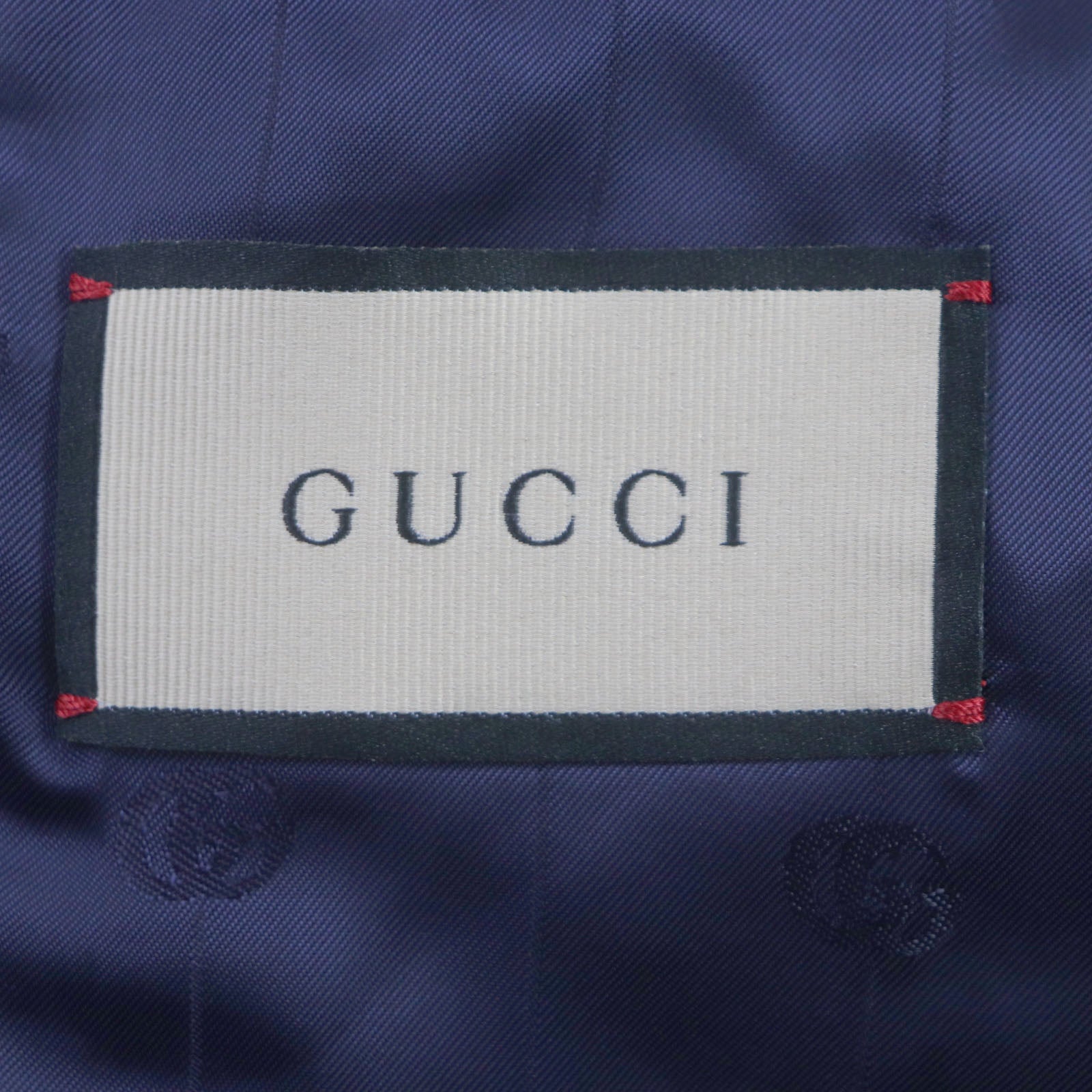 GUCCI Cotton Formal Jacket with Web Stripe