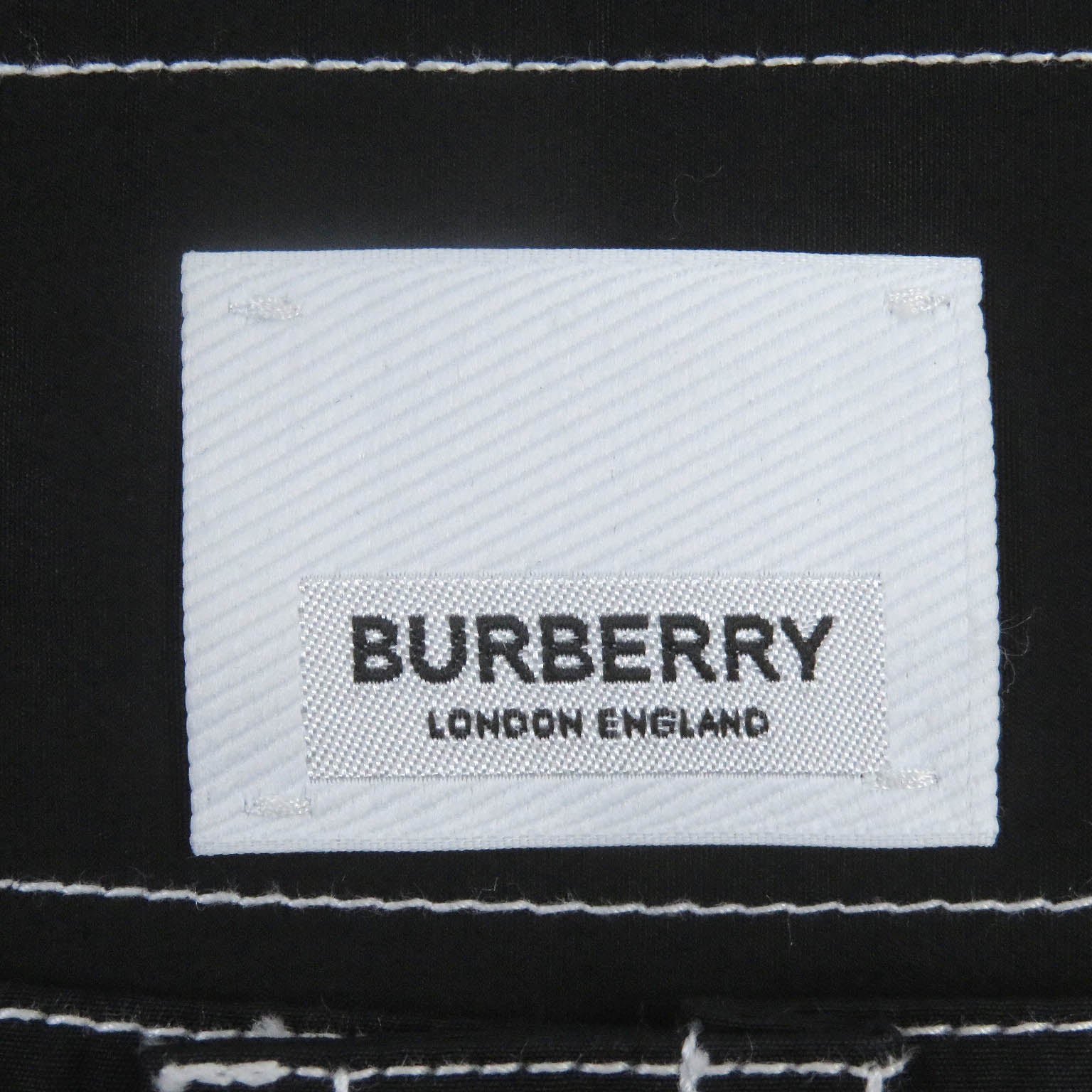 Burberry Cotton Gilet Square Neck Black L