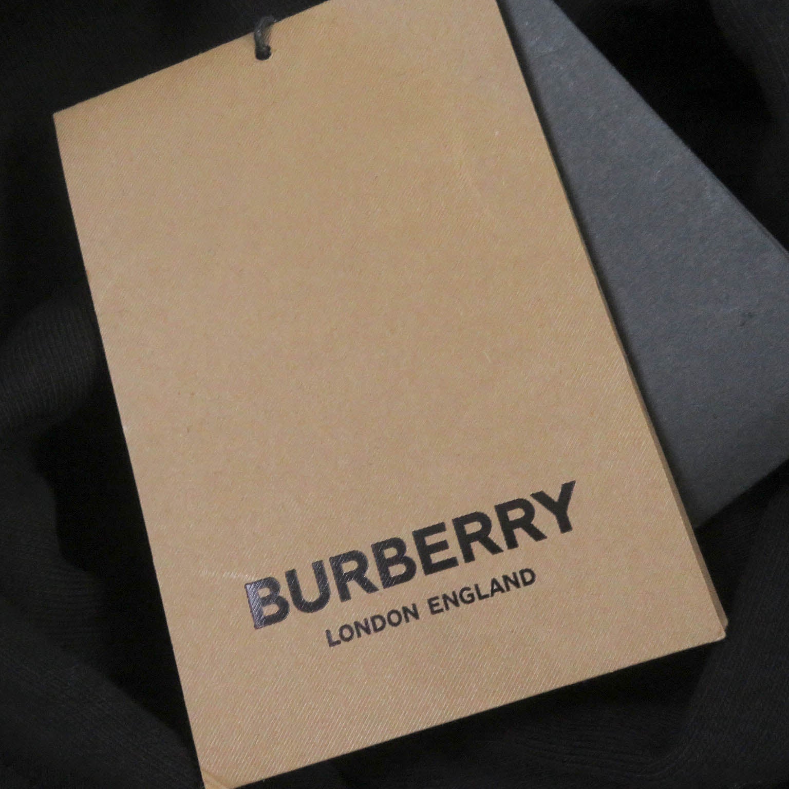 Burberry Cotton Pullover Hoodie Black M