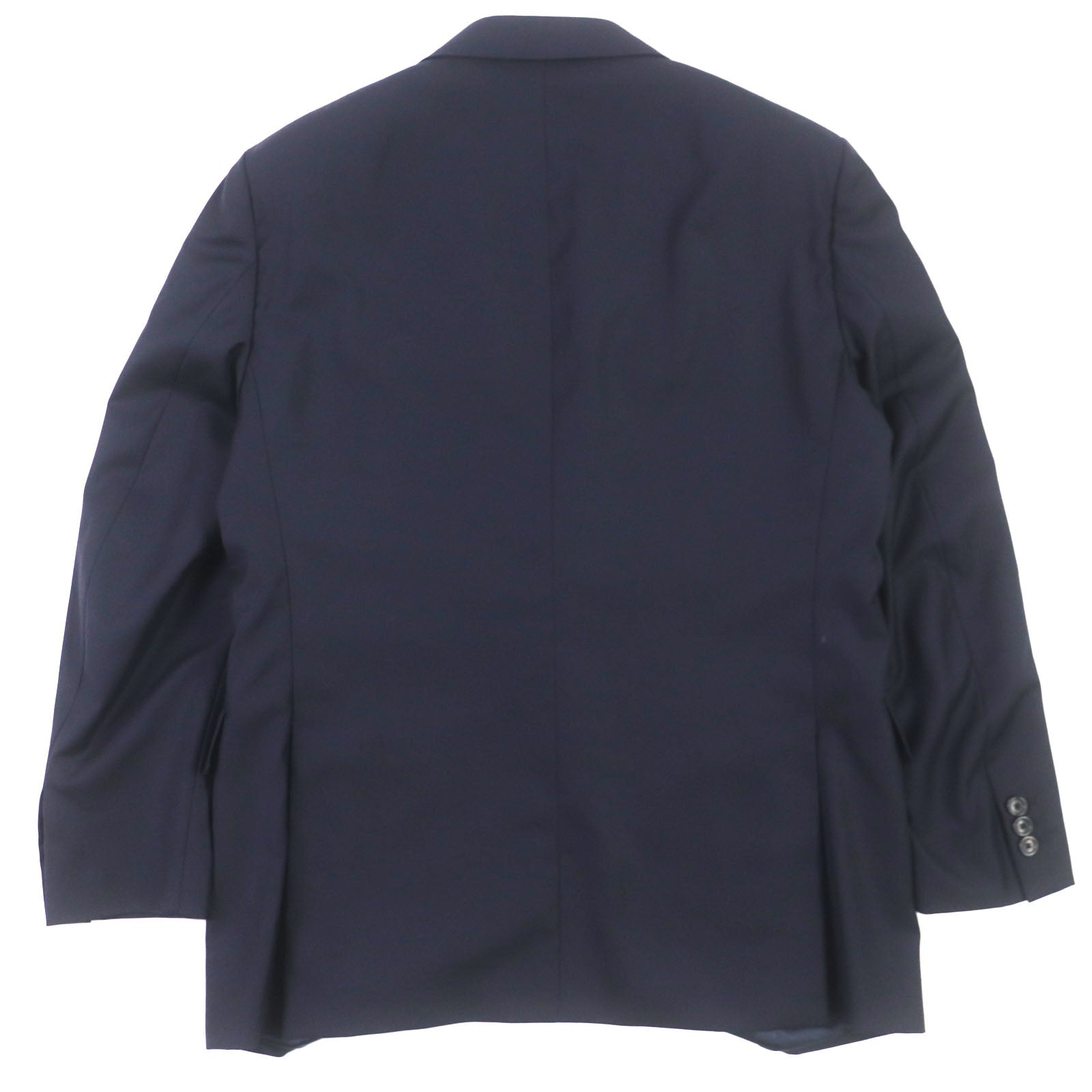 Louis Vuitton Wool Single Tailored Jacket Navy