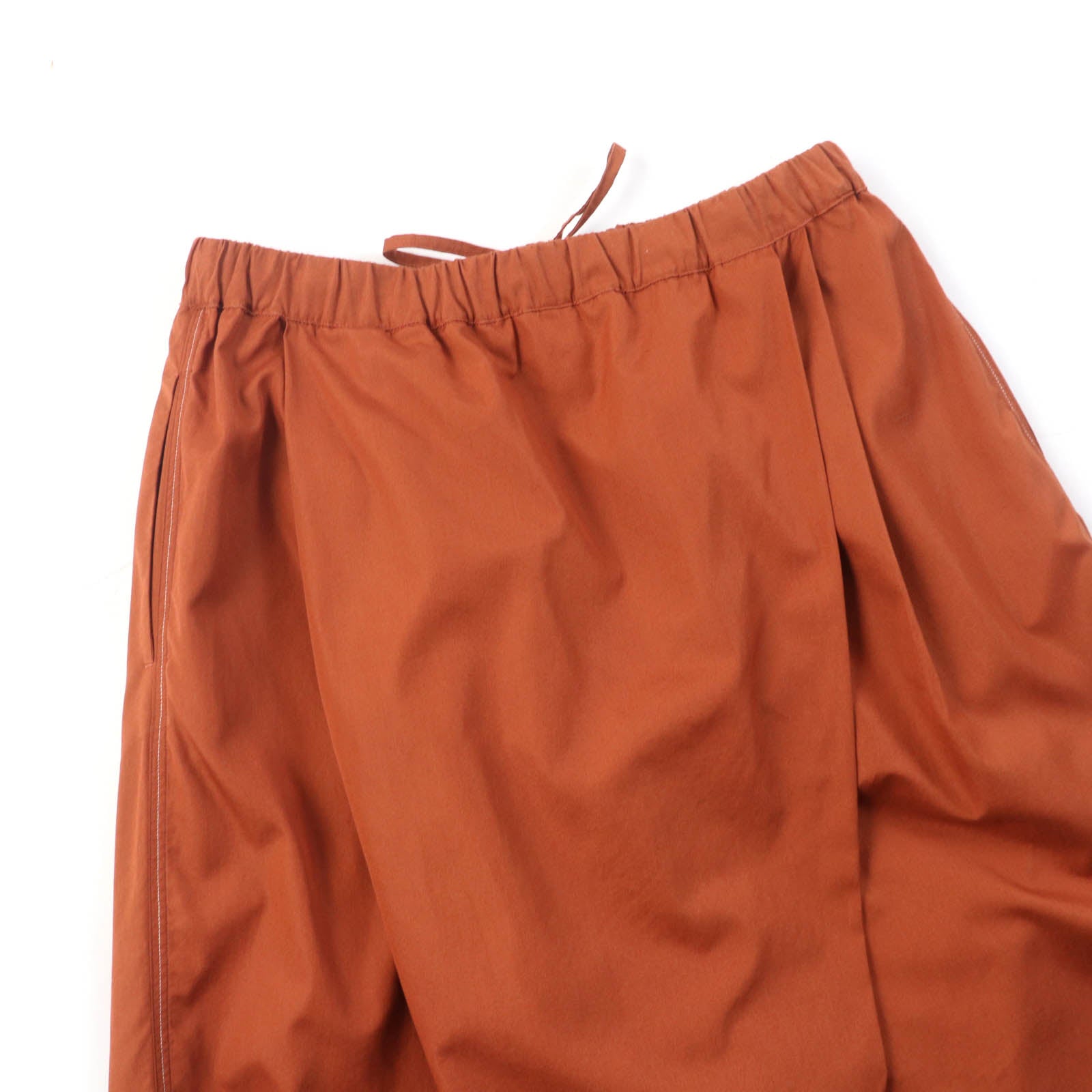 MARNI Embroidered Logo Wide Pants Brown Women