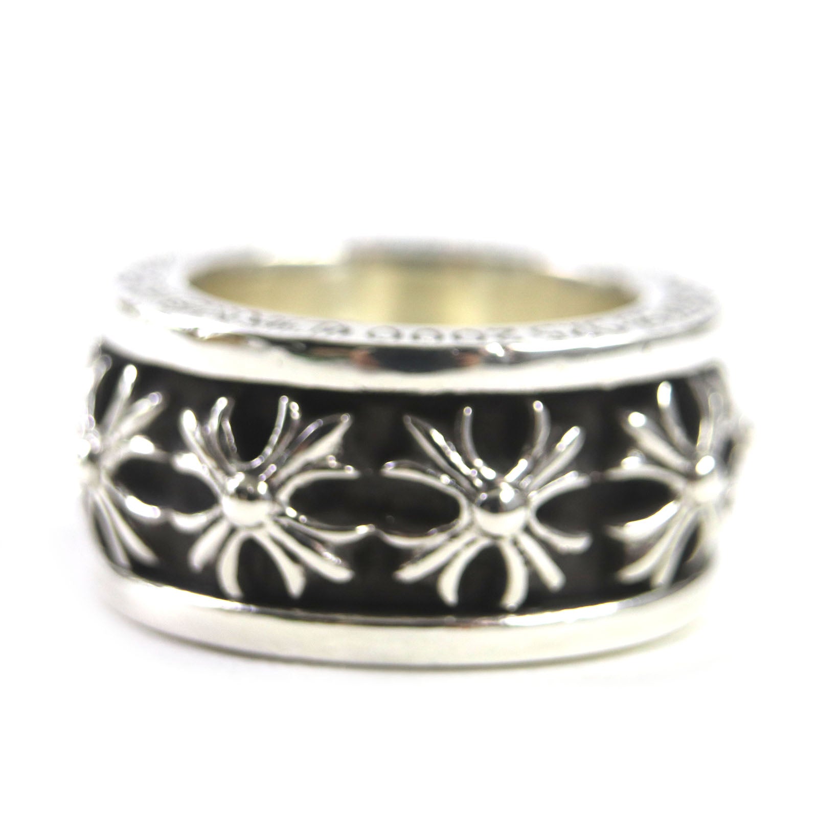 CHROME HEARTS SV925 Spinner Ring Size 19