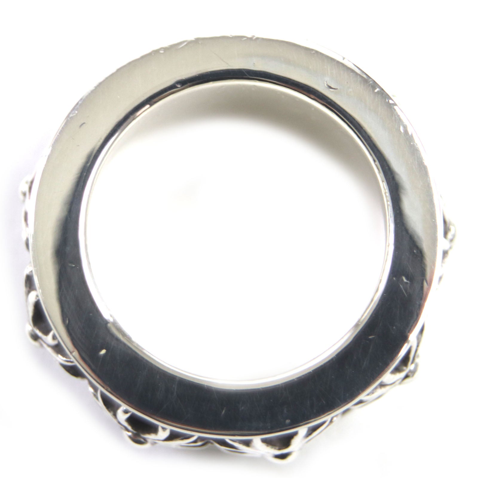 CHROME HEARTS SV925 Spinner Ring Size 19