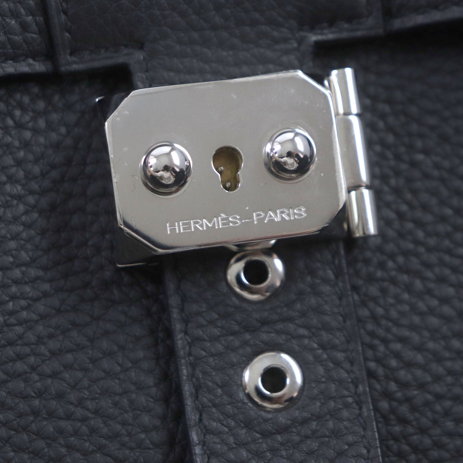 HERMES Sac Adepeche 38 Togo Leather Briefcase