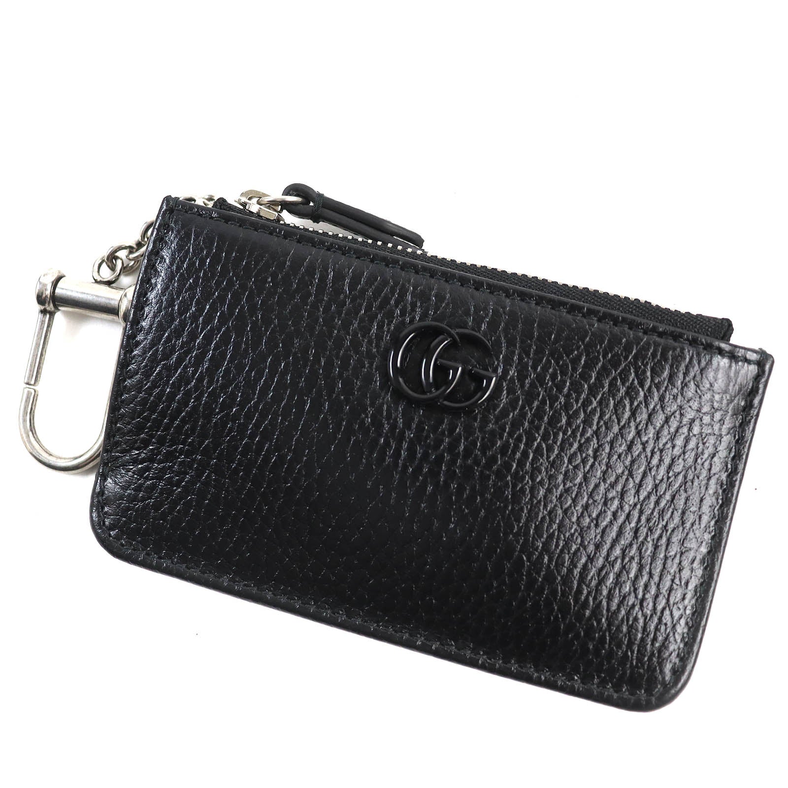 Gucci GG Marmont Leather Key Chain Card Case