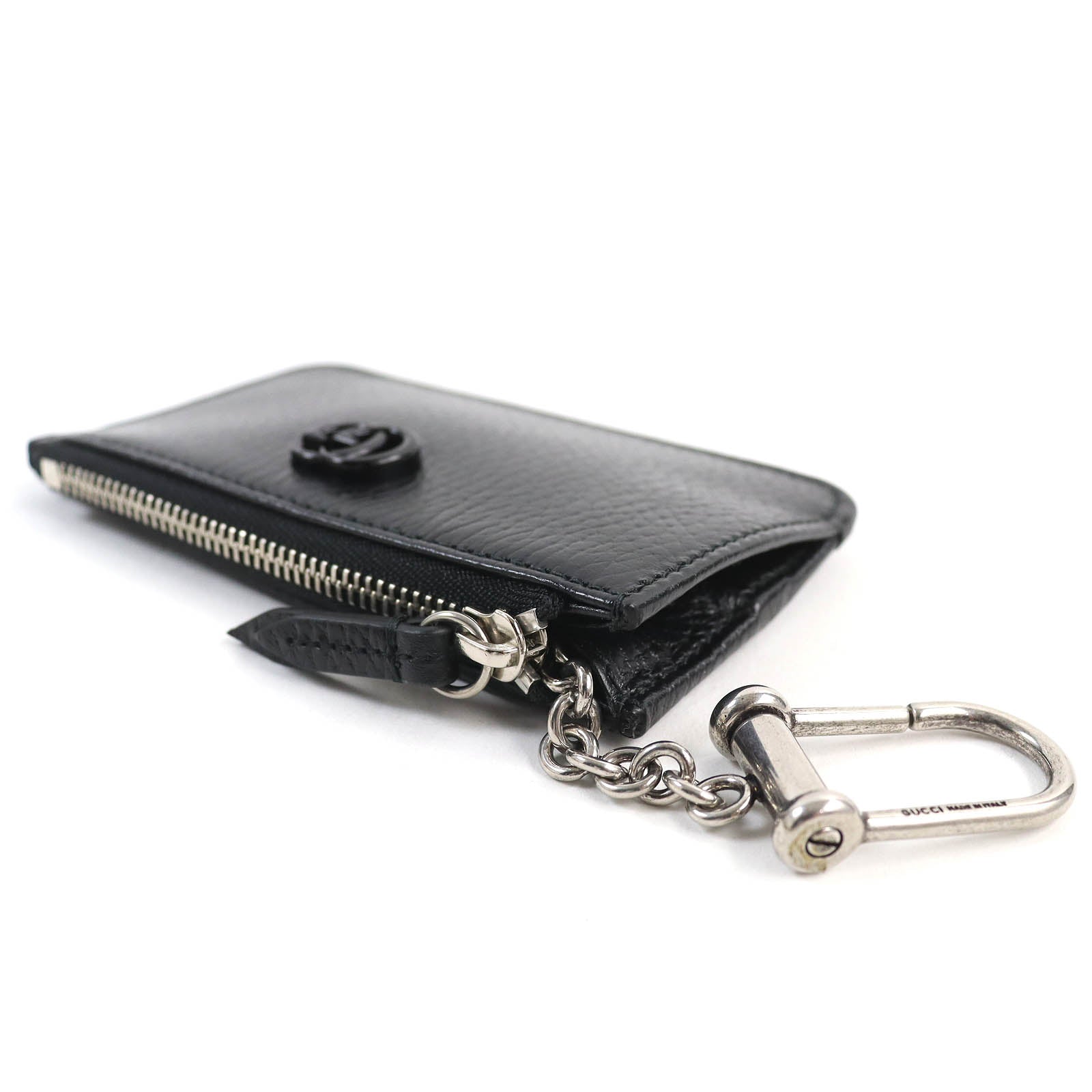 Gucci GG Marmont Leather Key Chain Card Case