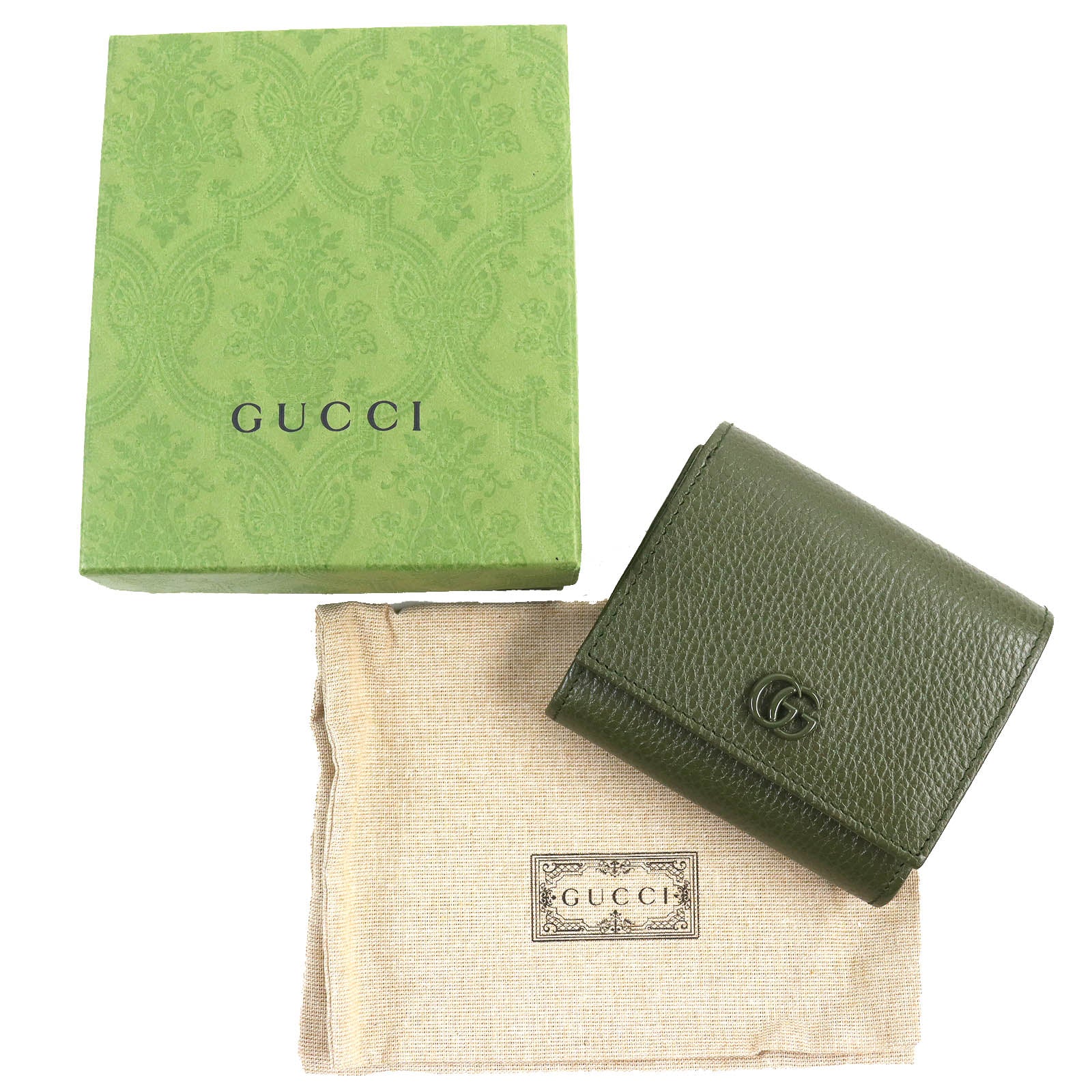 Gucci GG Marmont Compact Leather Wallet