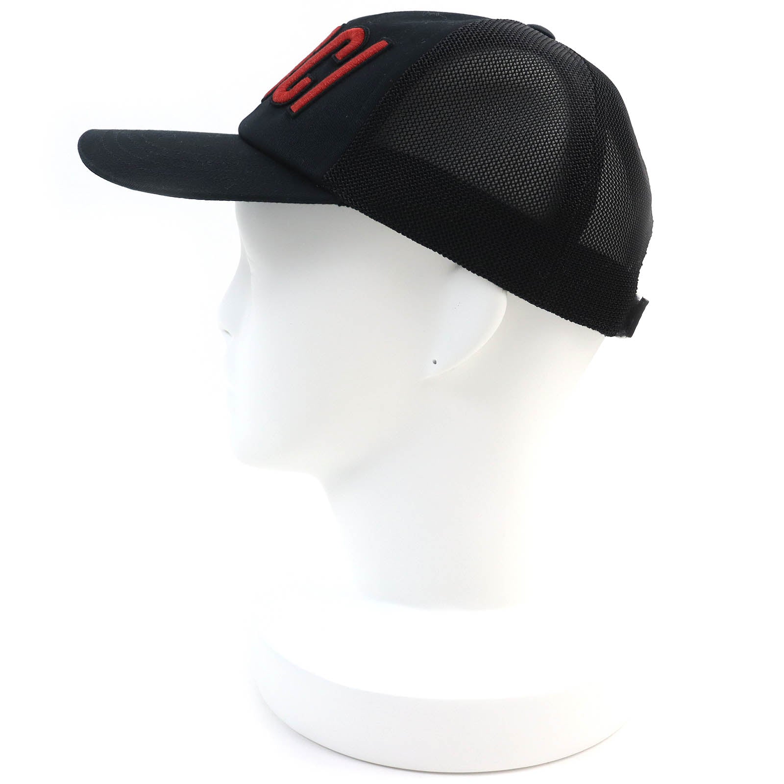 GUCCI Cotton Mesh Baseball Cap with Logo Embroidery