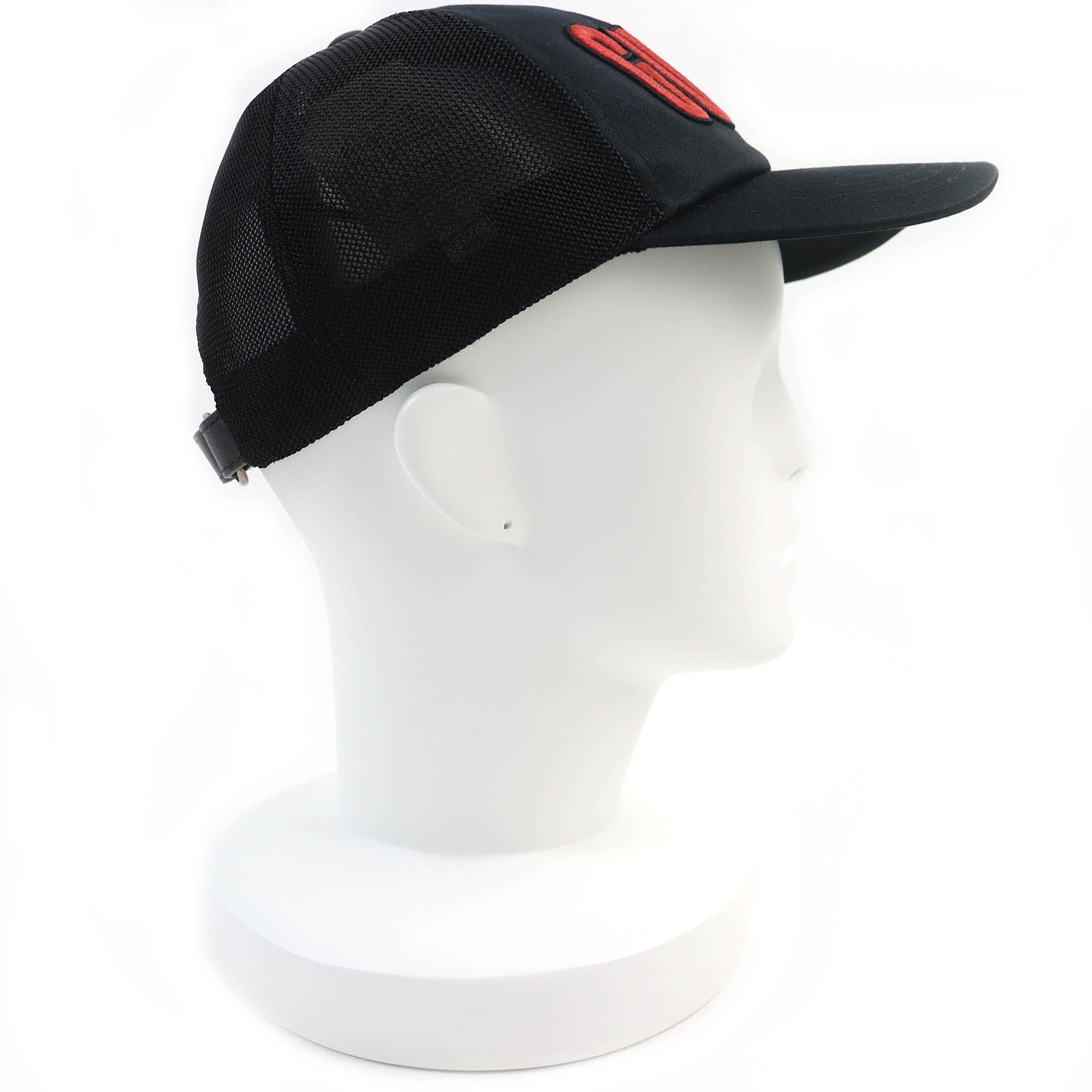 GUCCI Cotton Mesh Baseball Cap with Logo Embroidery