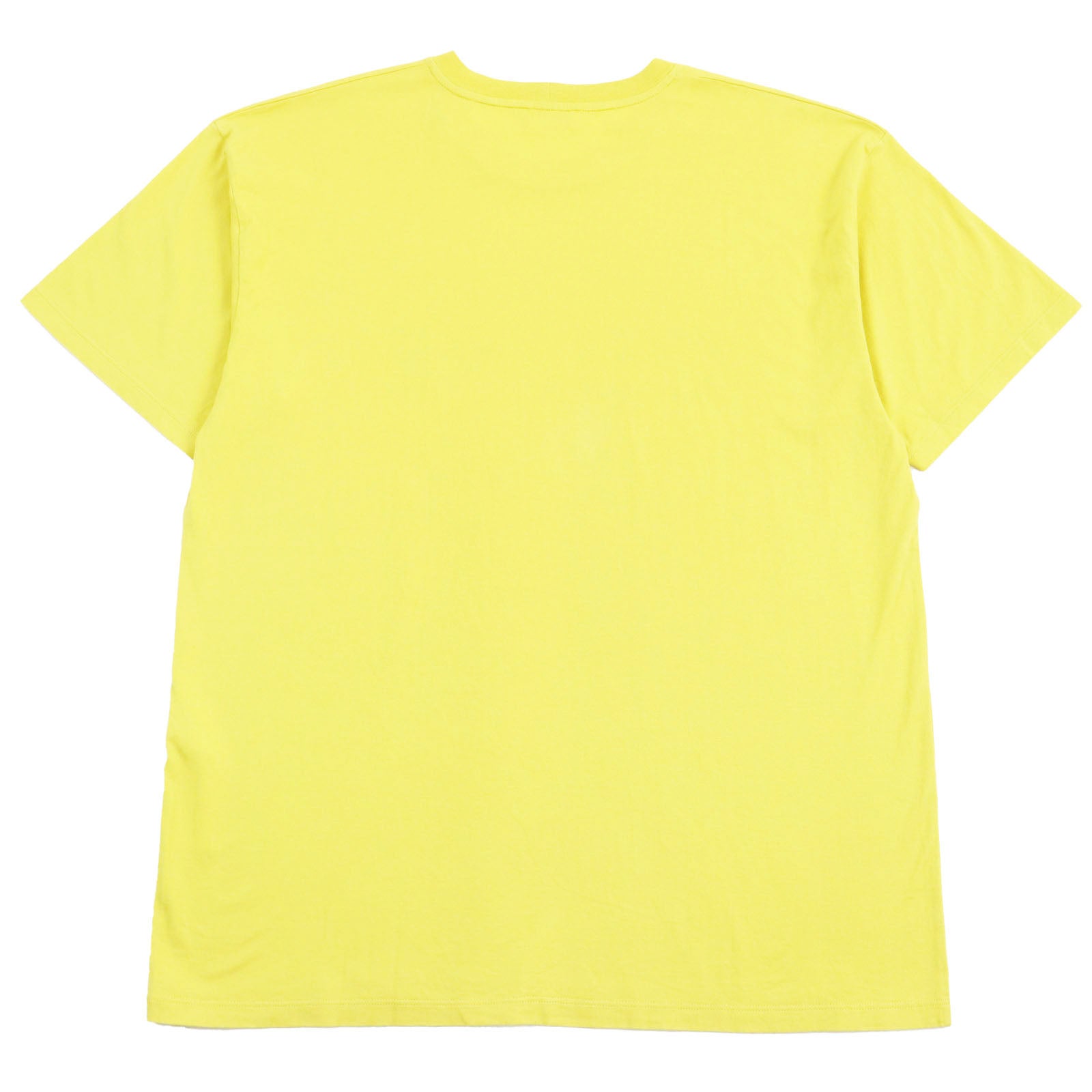 Celine Cotton Logo Print T-Shirt Yellow M