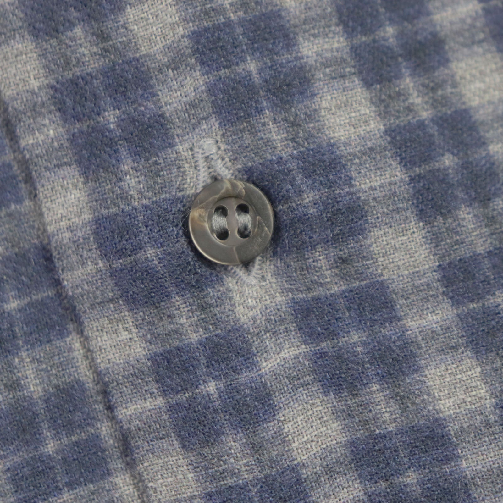 TIE YOUR TIE Wool Check Long Sleeve Shirt Navy