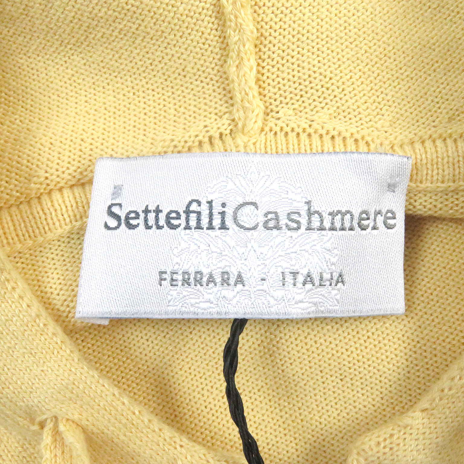 Settefili Cashmere Cotton Knit Parker Yellow 52