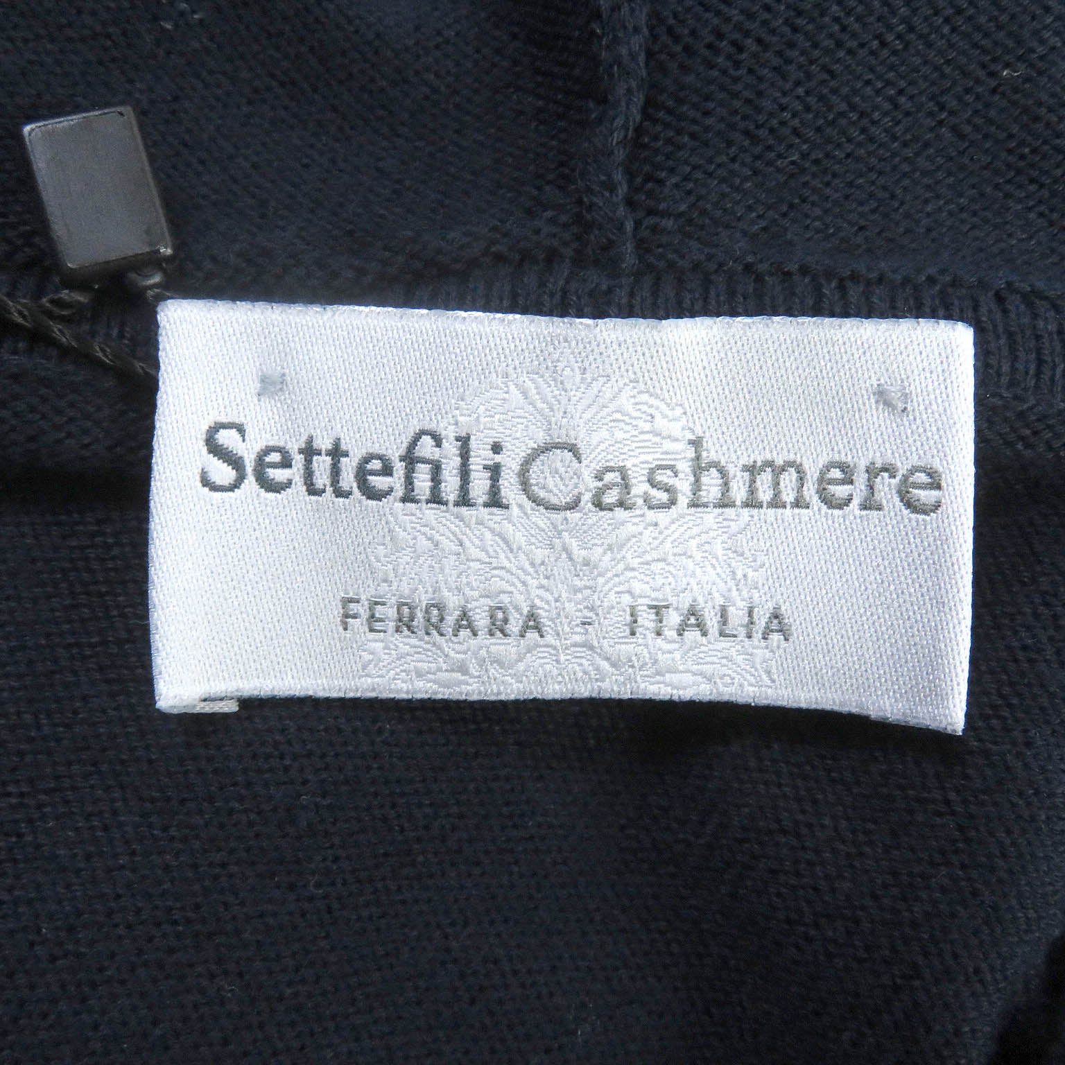 Settefili Cashmere Cotton Knit Parker Navy