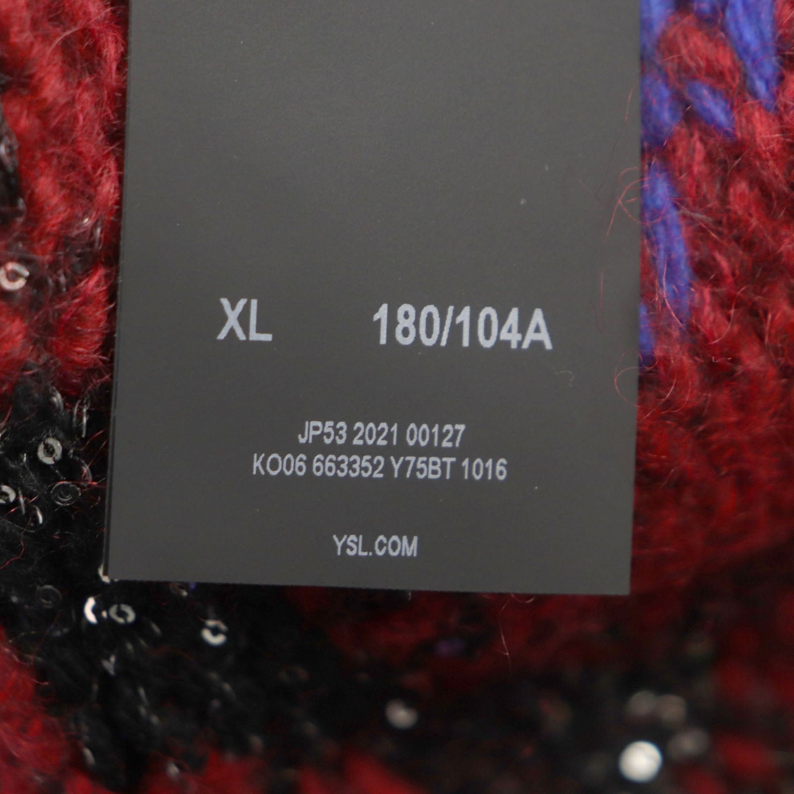 Saint Laurent Wool Blend Cardigan XL