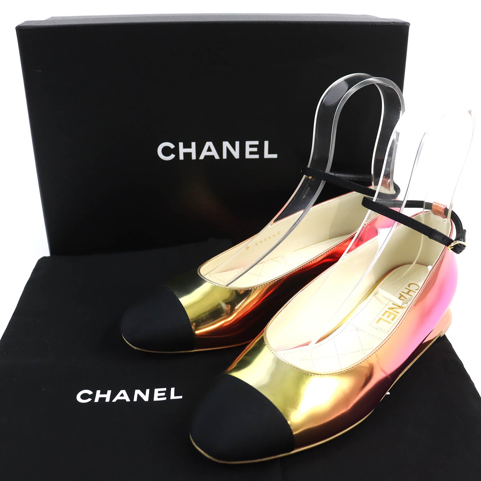 Chanel Merry Jane COCO Mark Ankle Strap Pumps