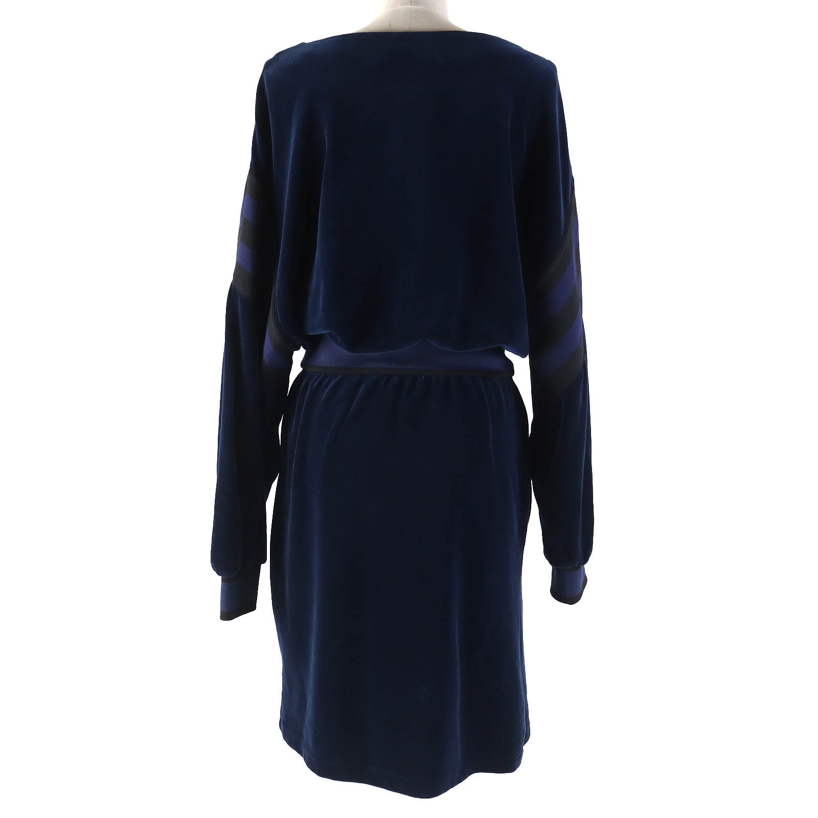 GUCCI adidas Trefoil Chenille Dress Navy S