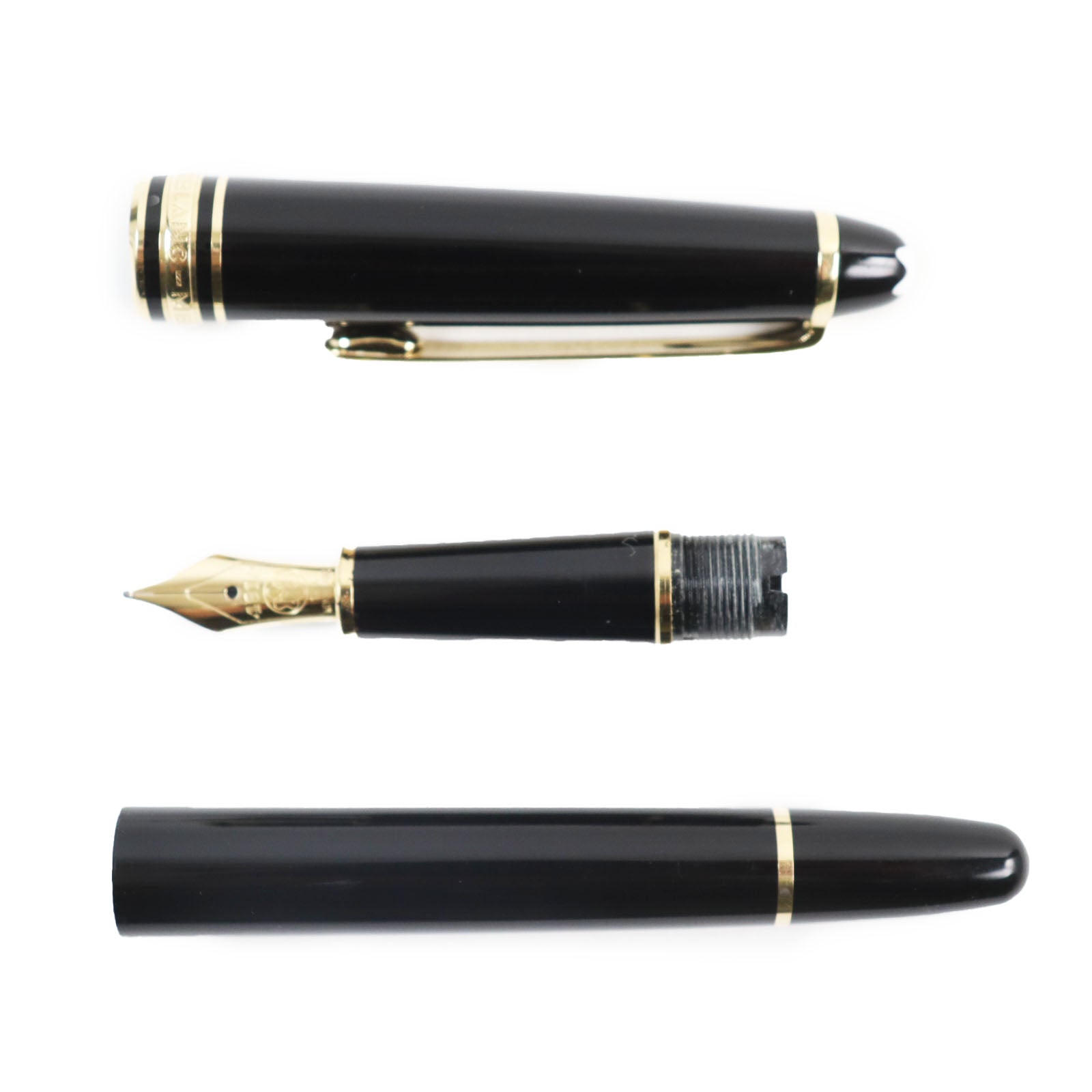 Montblanc Meisterstck K14 Fountain Pen Black Gold