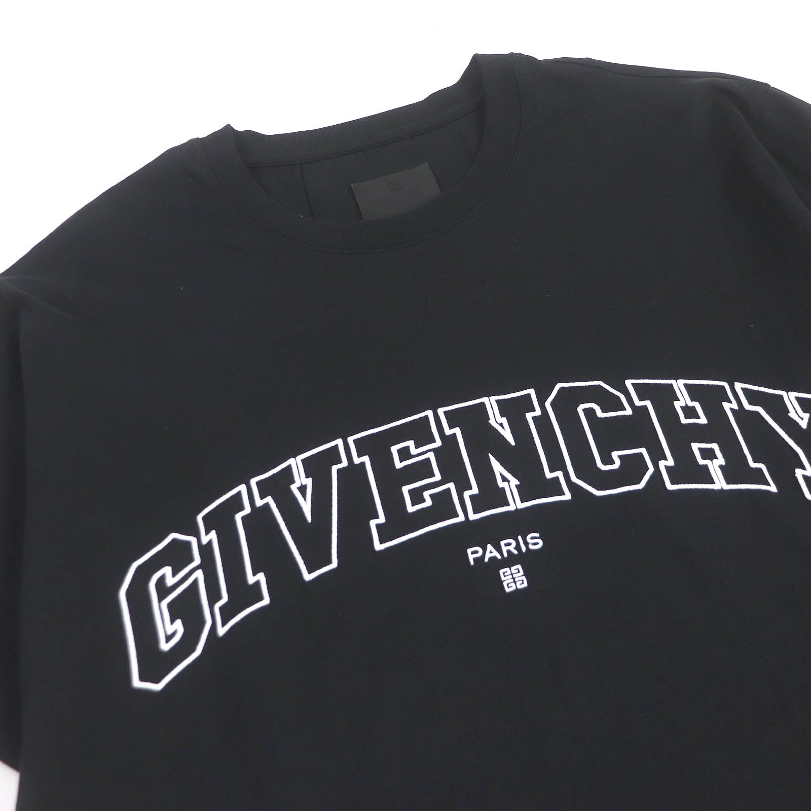 Givenchy 4G Logo Embroidery T-shirt Black L