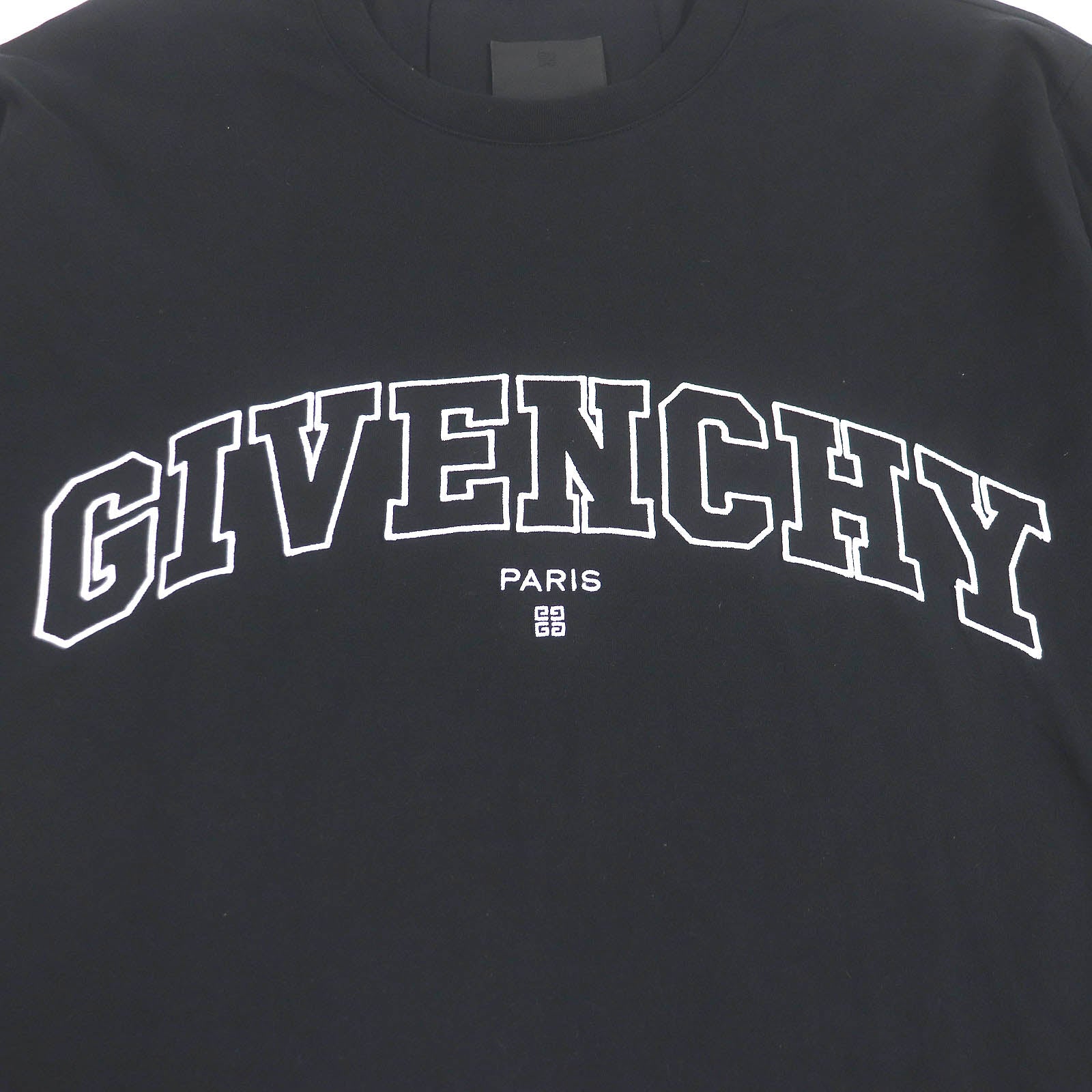 Givenchy 4G Logo Embroidery T-shirt Black L