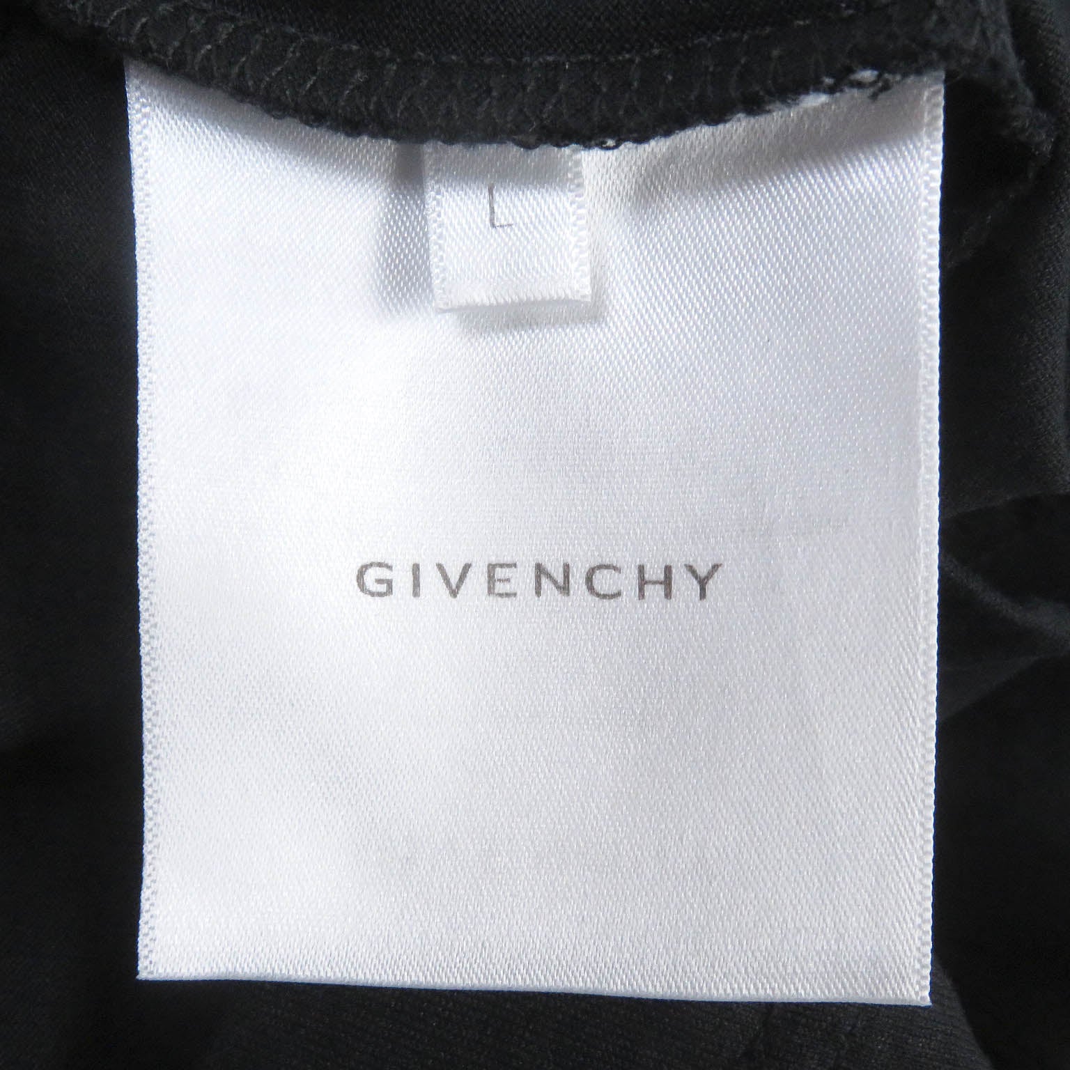 Givenchy 4G Logo Embroidery T-shirt Black L