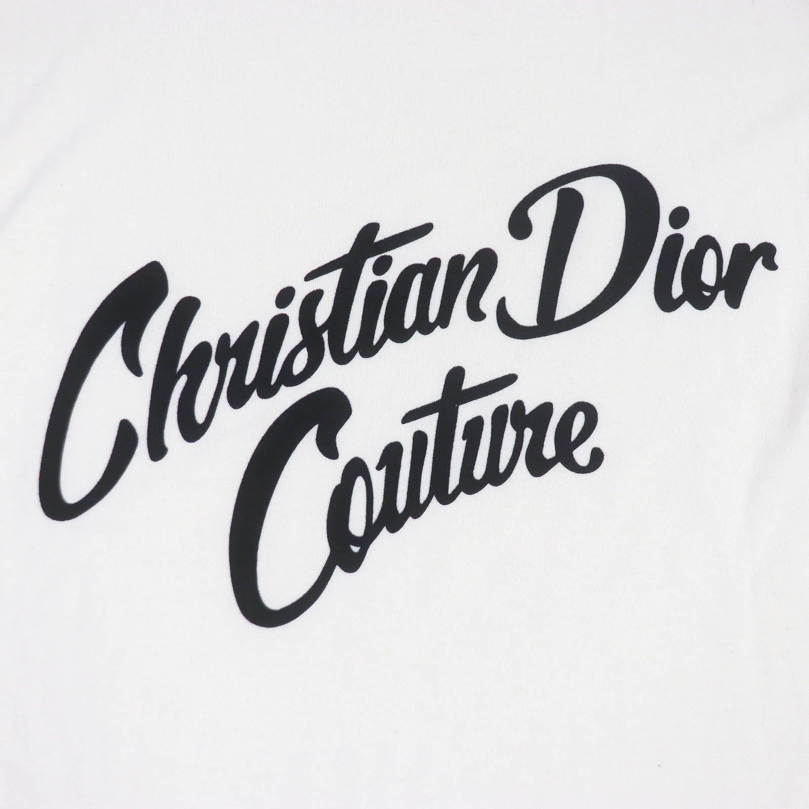 Dior Cotton Silk Short Sleeve Knit T-Shirt M