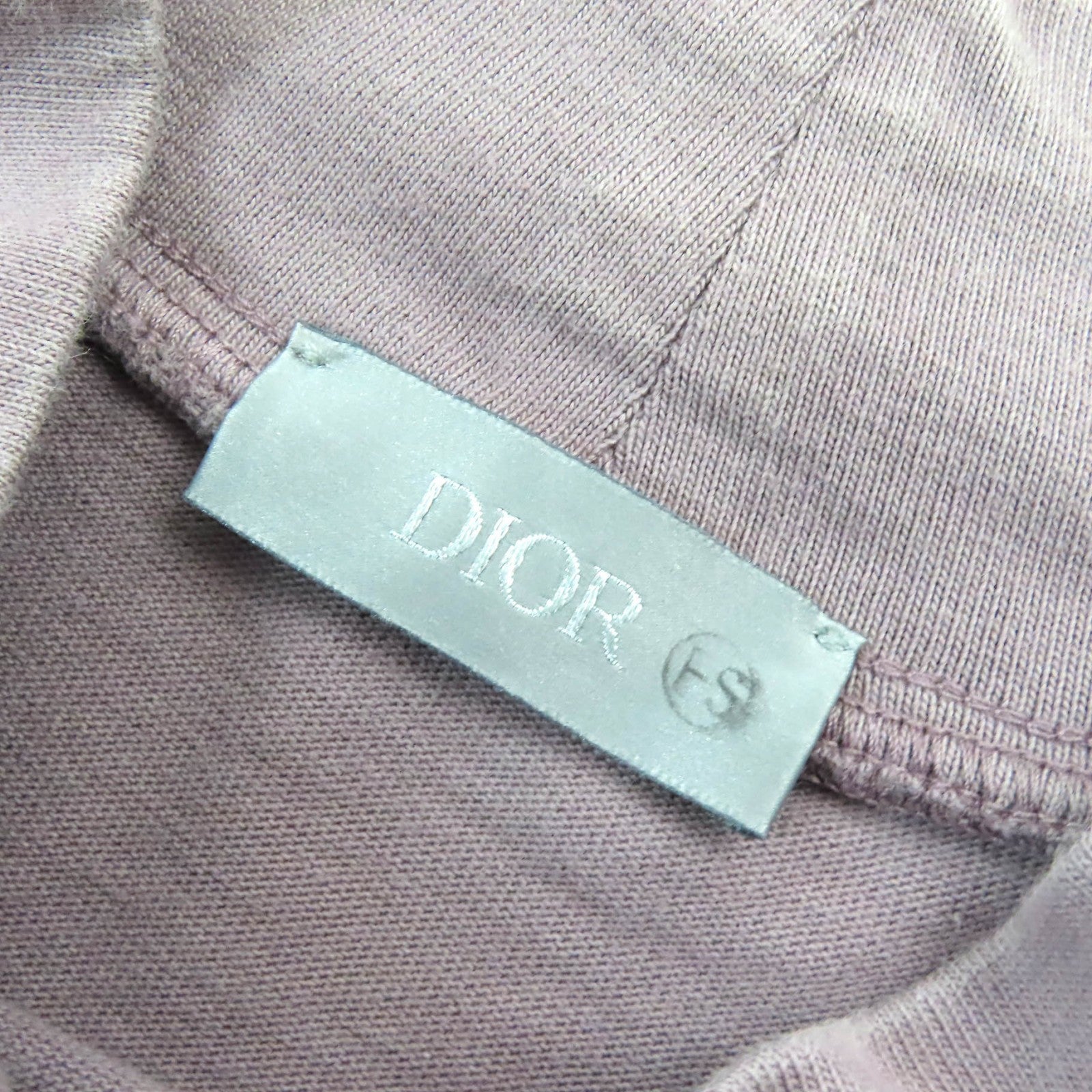 Dior Cotton Logo Embroidered High Neck Sweatshirt S