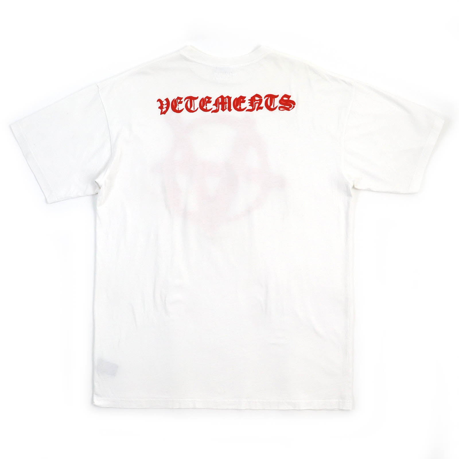 VETEMENTS Anarchy Gothic Logo T-Shirt White S