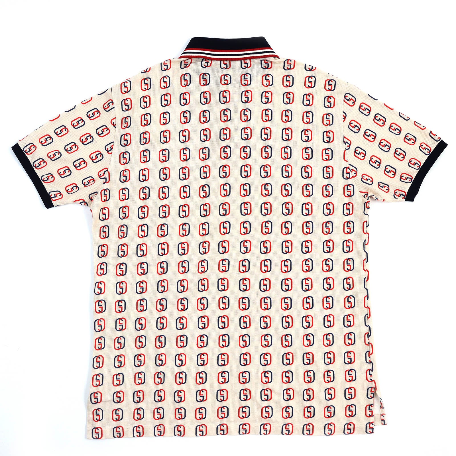 Gucci Interlocking G Polo Shirt Beige L