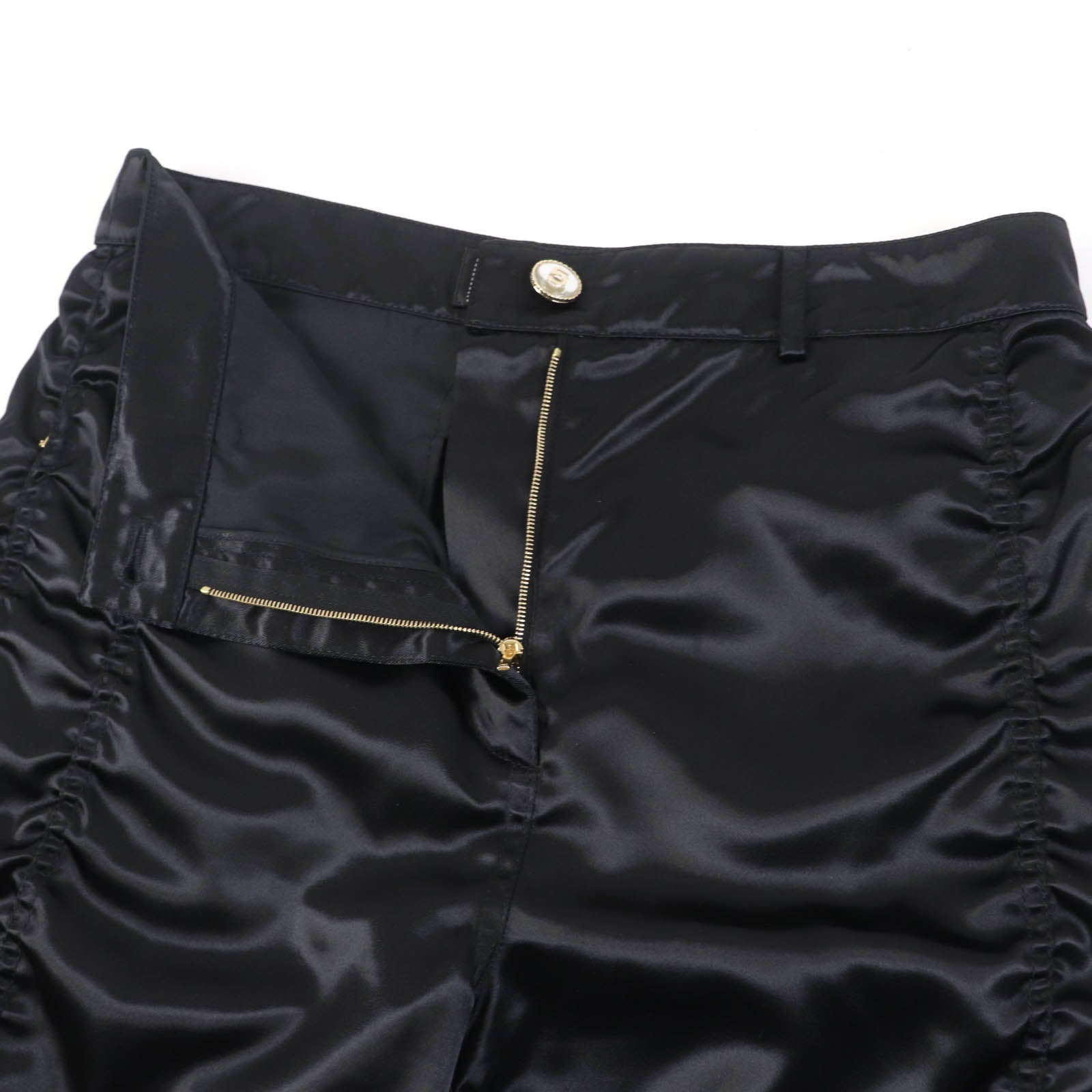 Chanel Nylon Acetate Shorts Black Women