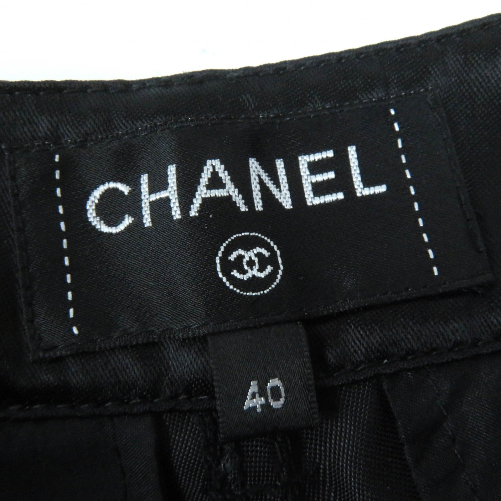 Chanel Nylon Acetate Shorts Black Women