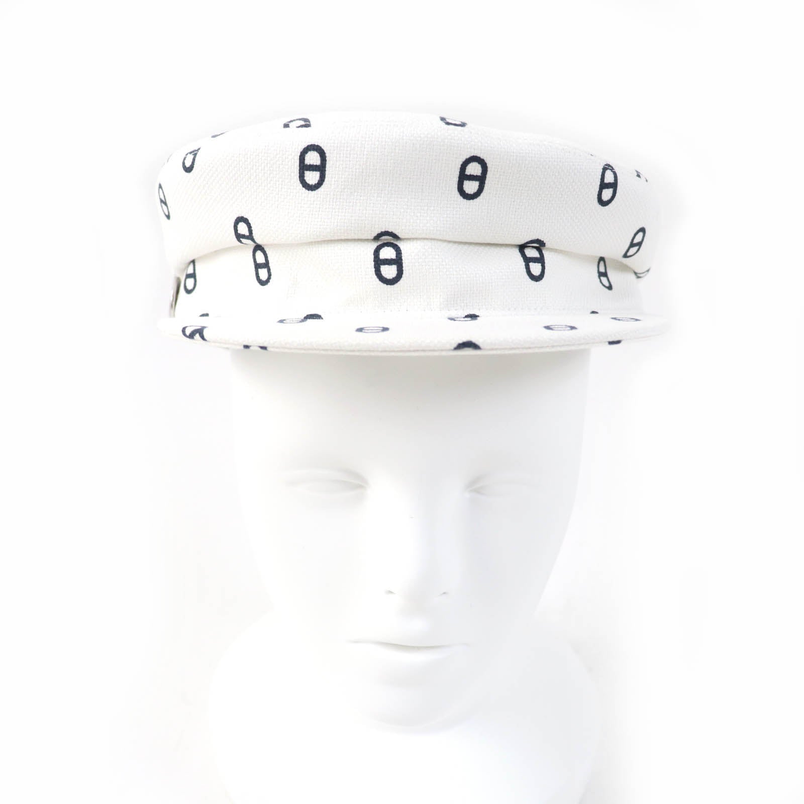 Hermes Cotton Polyurethane Metal Casquette Hat