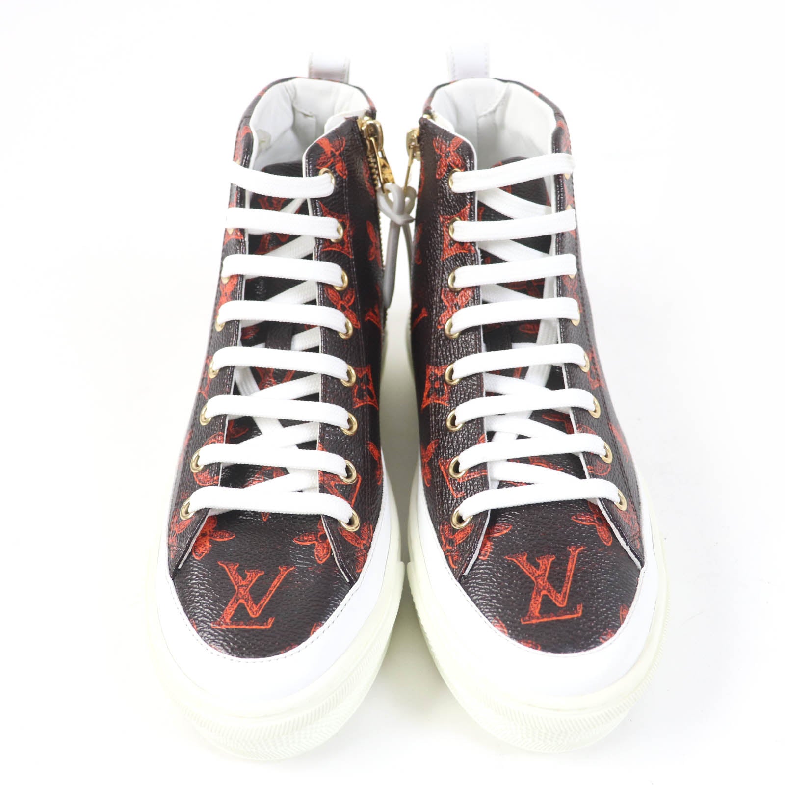 Louis Vuitton Catgram Monogram Sneakers Brown 35