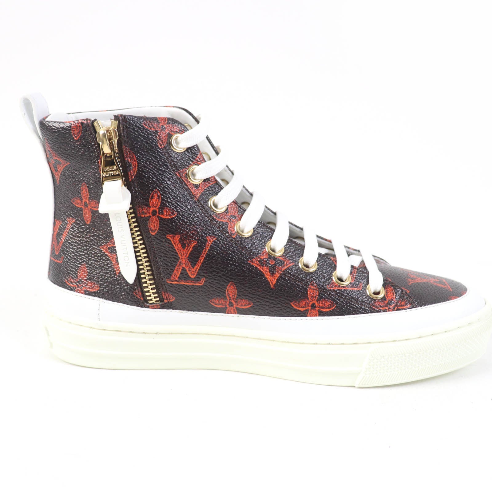 Louis Vuitton Catgram Monogram Sneakers Brown 35