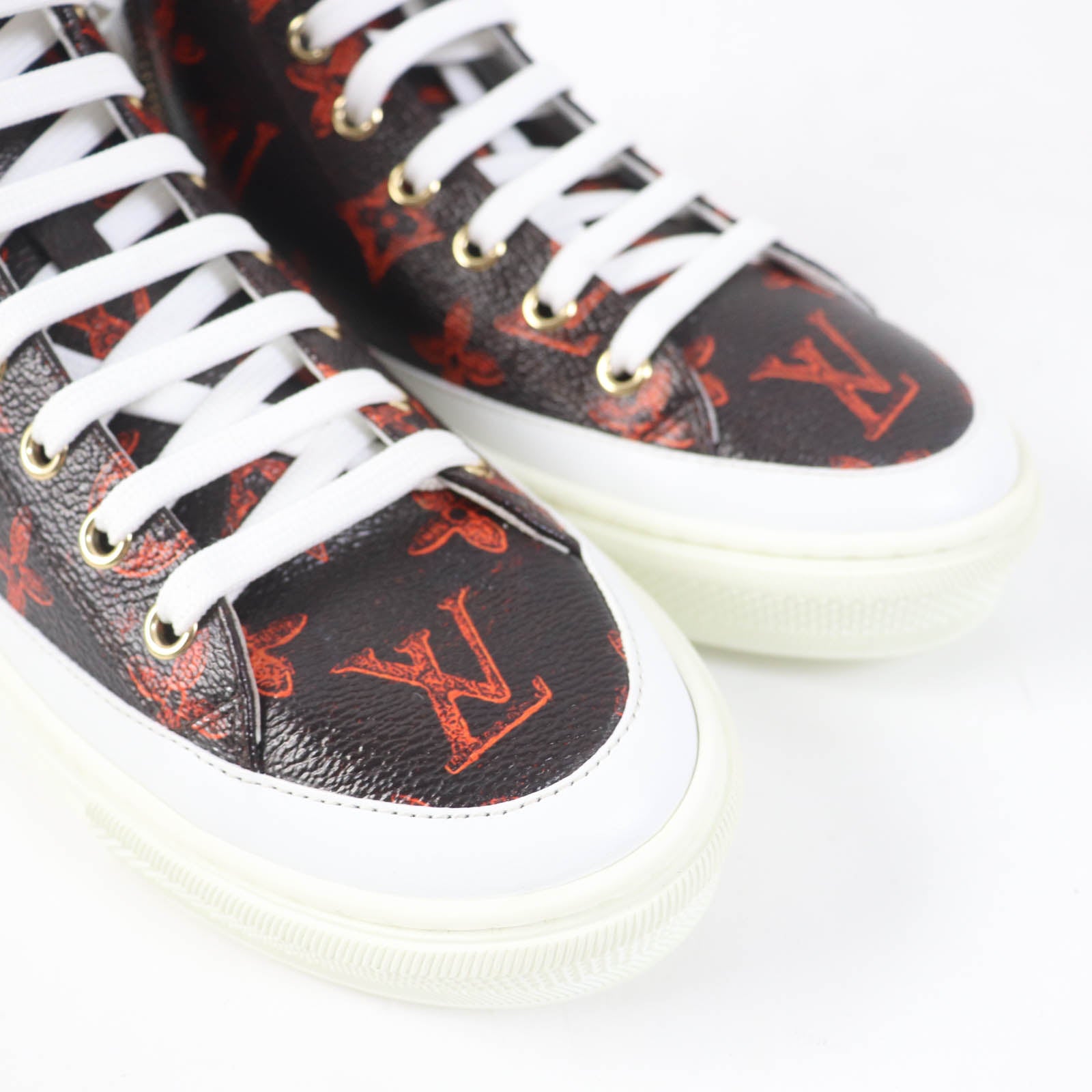 Louis Vuitton Catgram Monogram Sneakers Brown 35