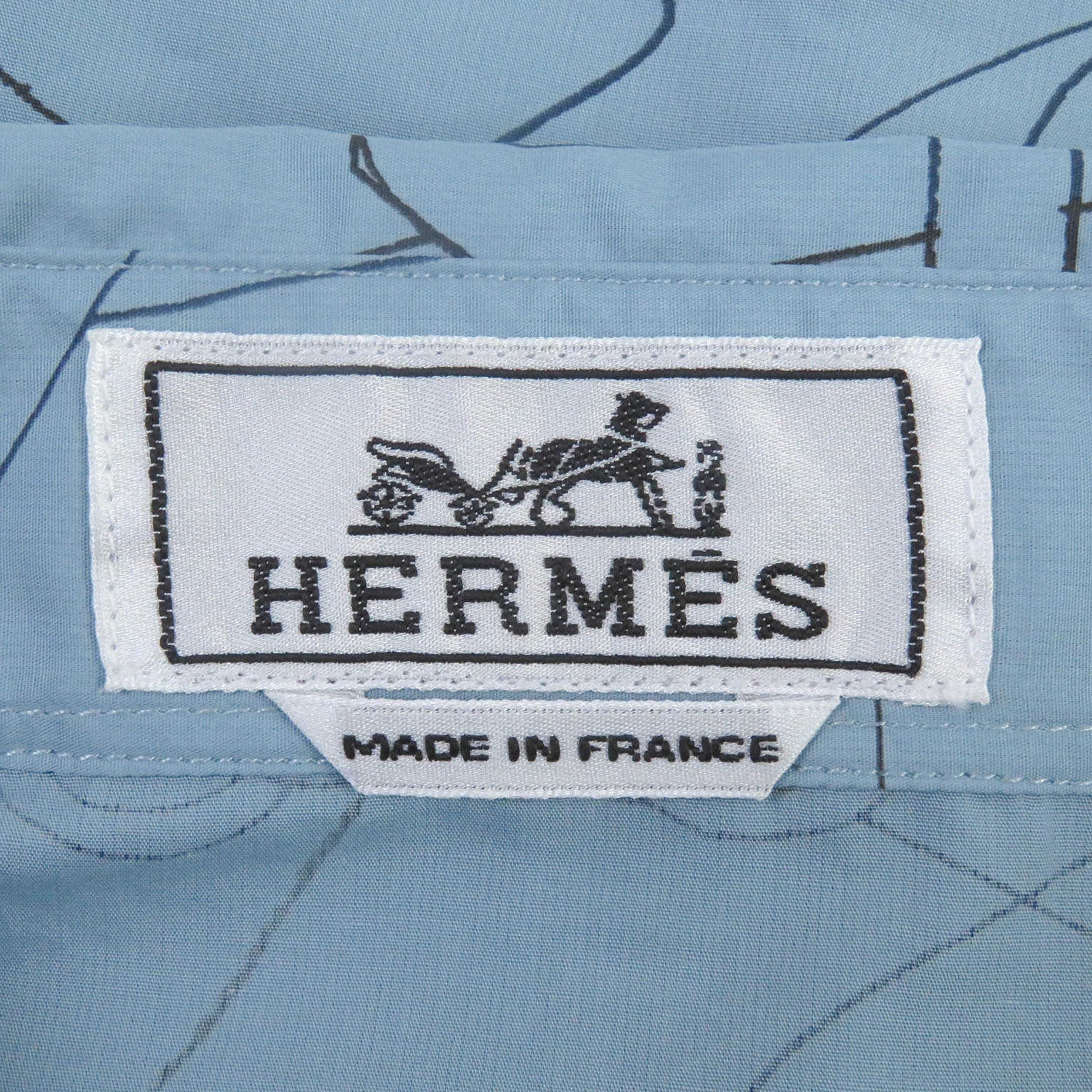 Hermes Cotton Sporty Shirt 44