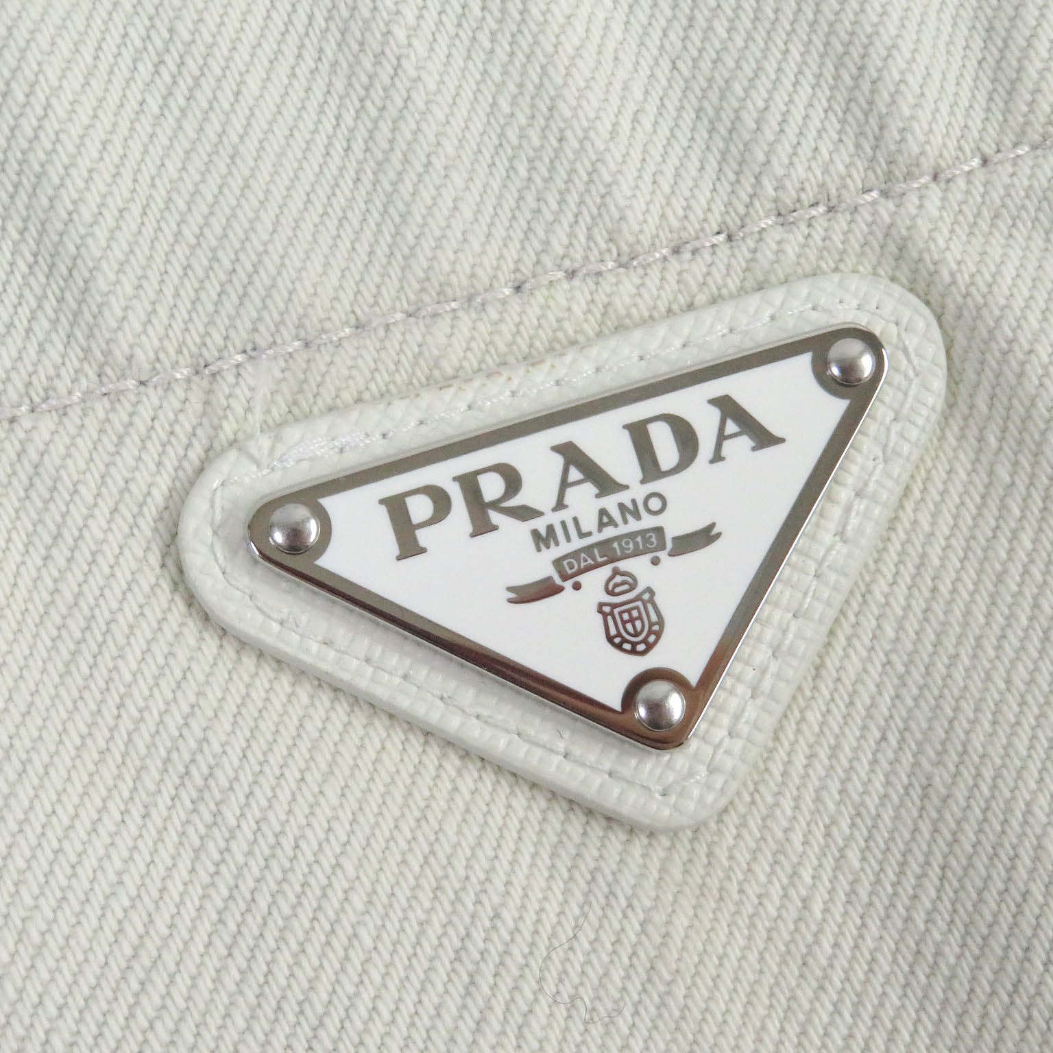 Prada Denim Jacket XXL Cotton Leather