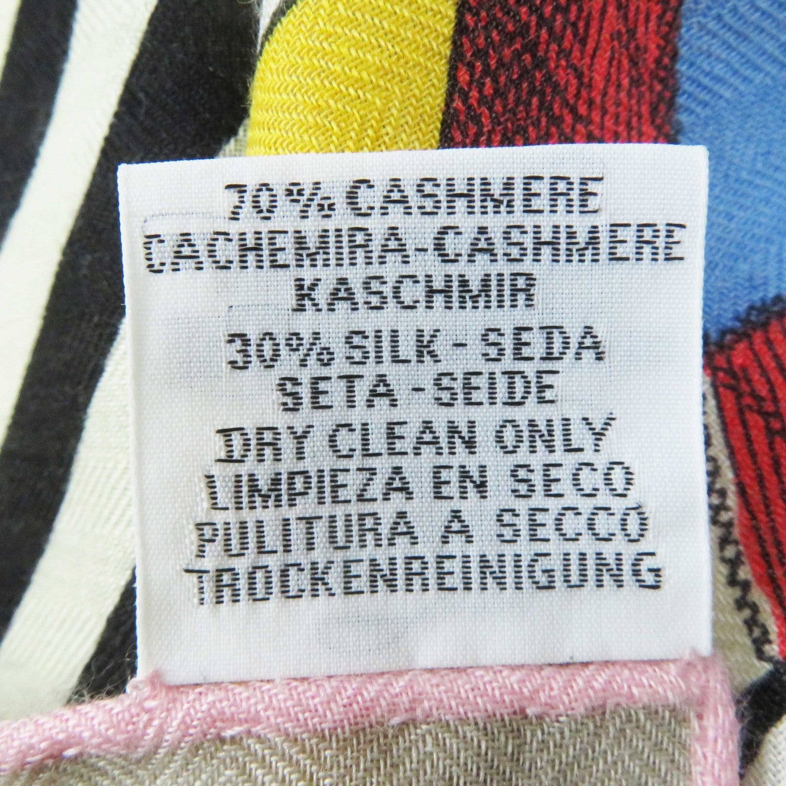 Hermes Caljean 140 Cashmere Silk Scarf