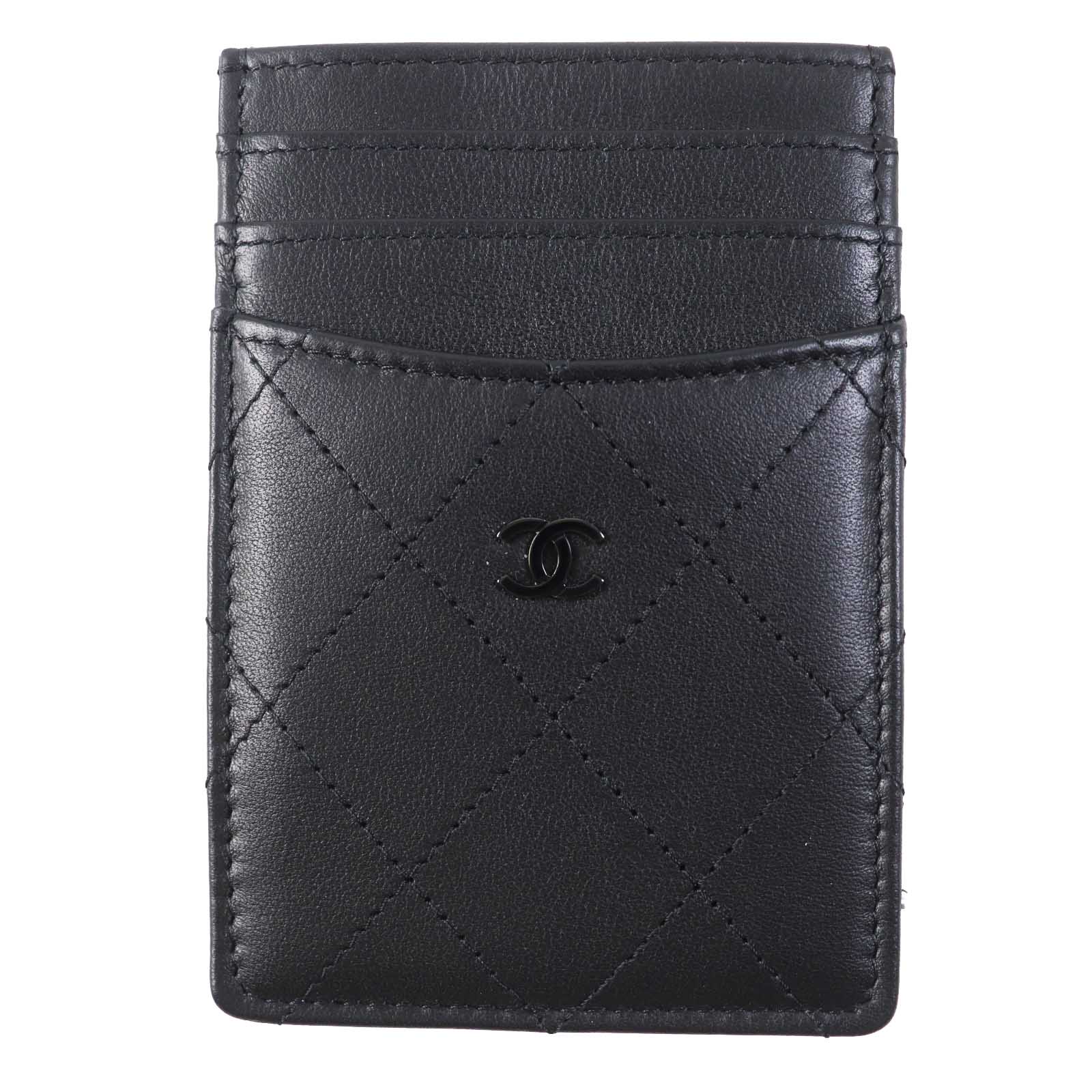 Chanel Lamb Leather COCO Mark Card Case AP3595