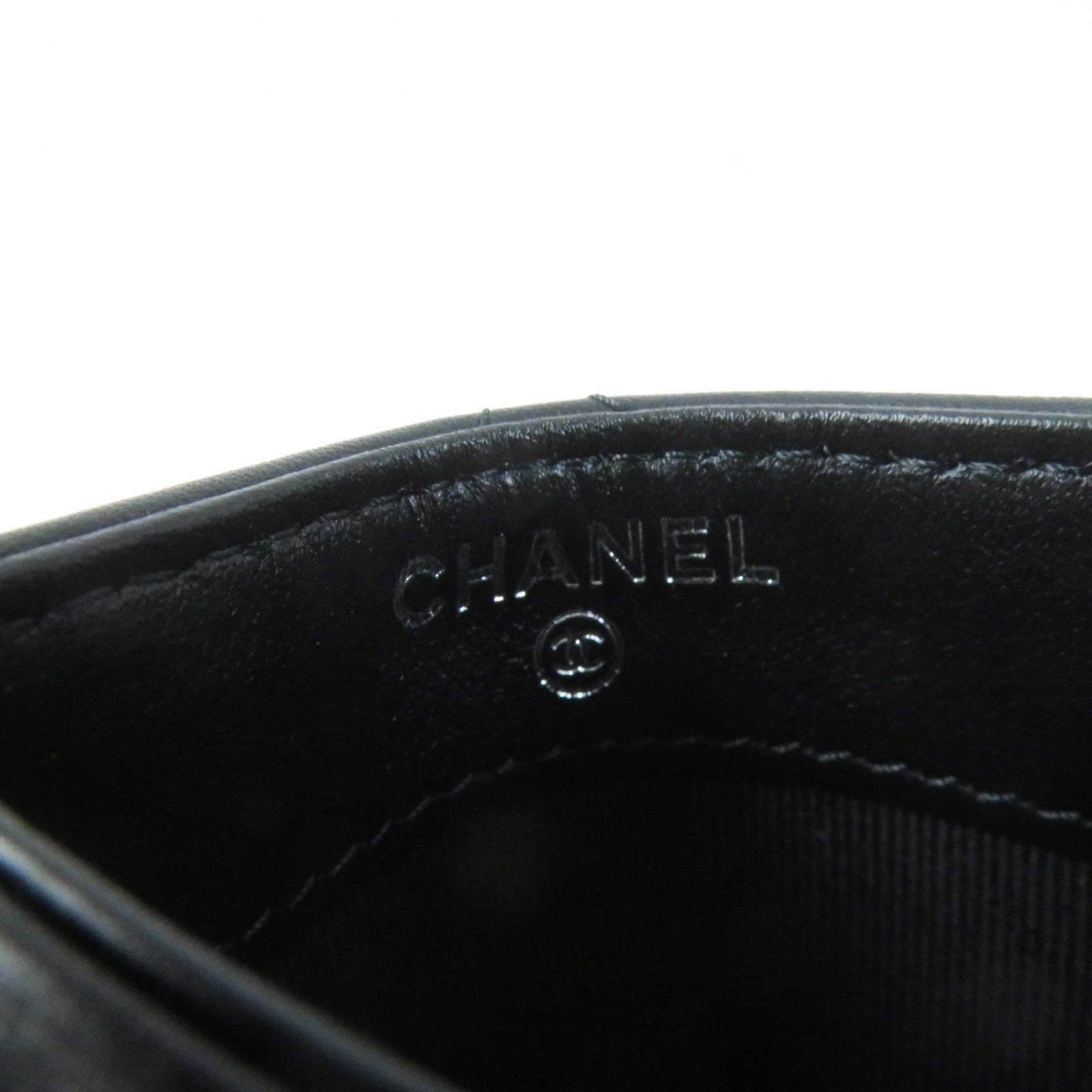 Chanel Lamb Leather COCO Mark Card Case AP3595