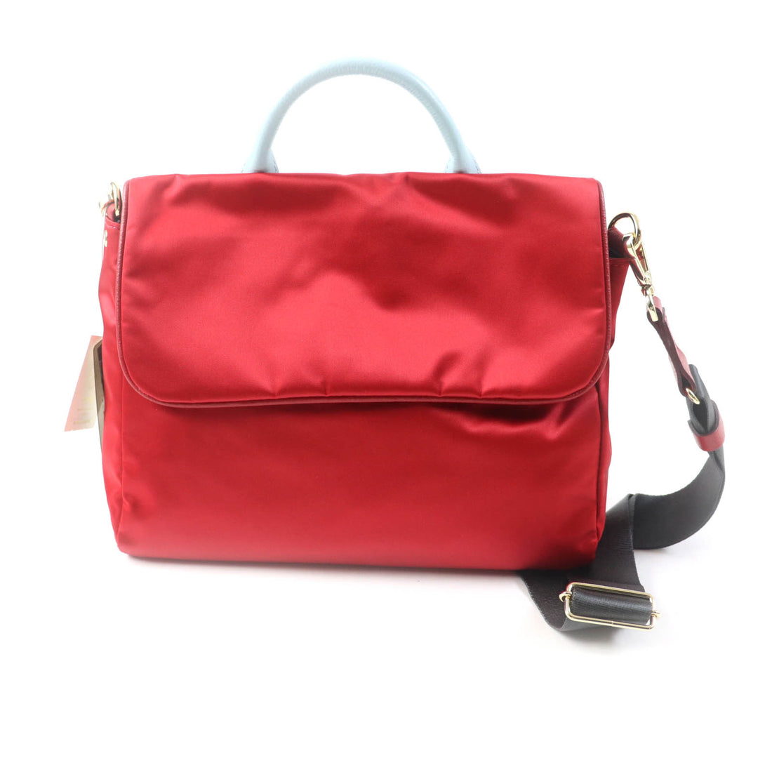 Russet The Clouds Nylon Leather 2way Handbag